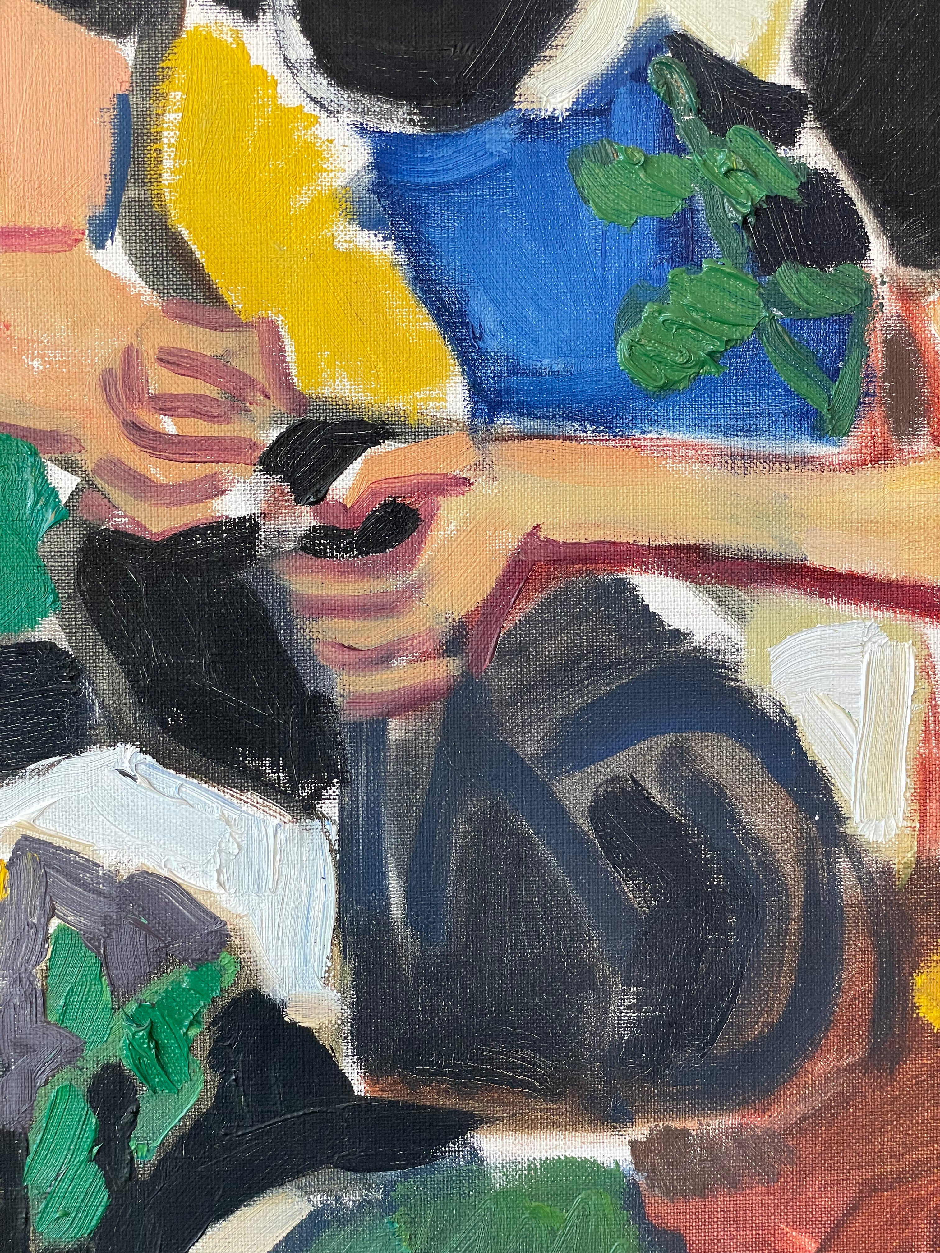 Sewing in Morning Light