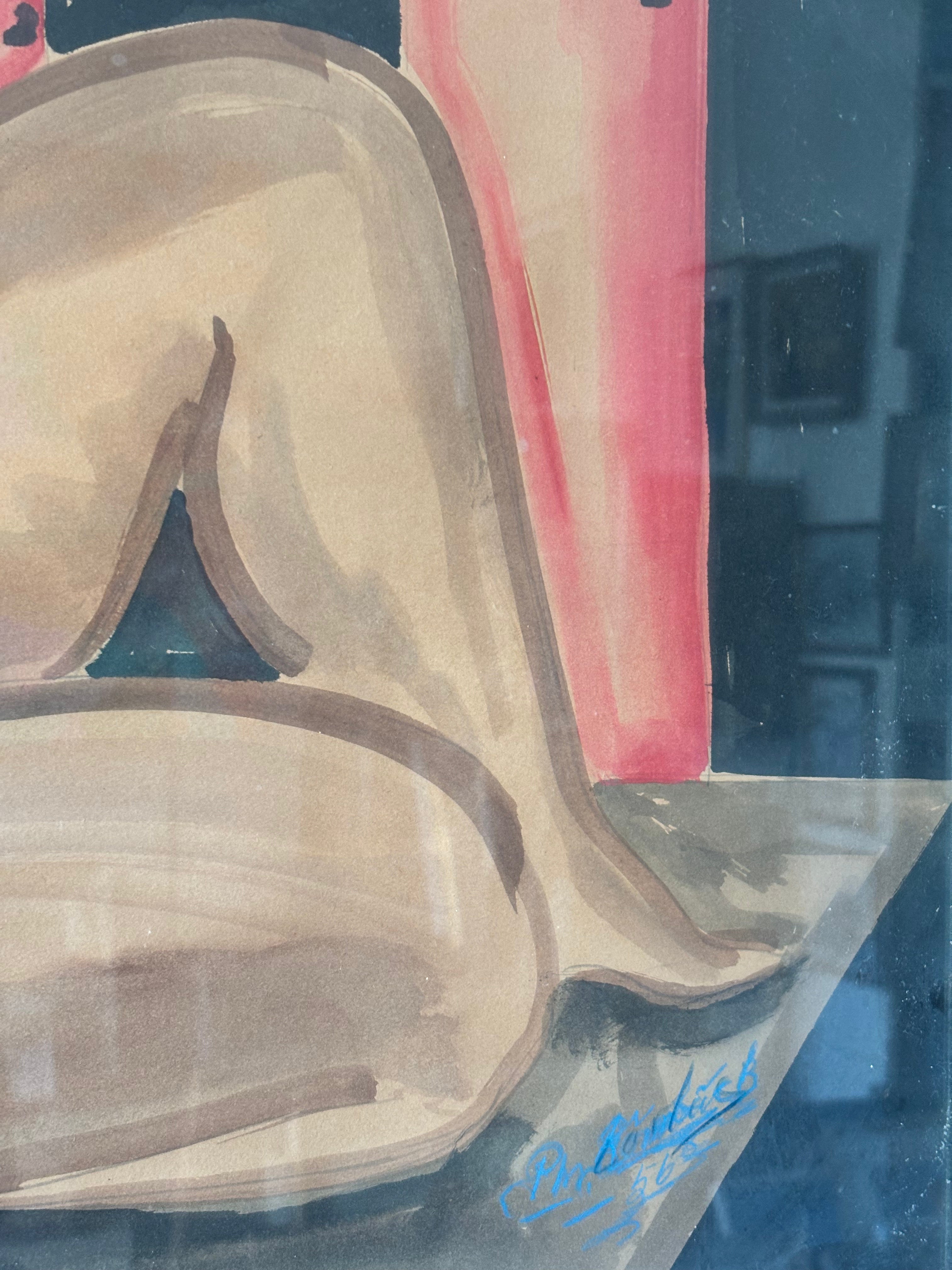 Watercolour Nude