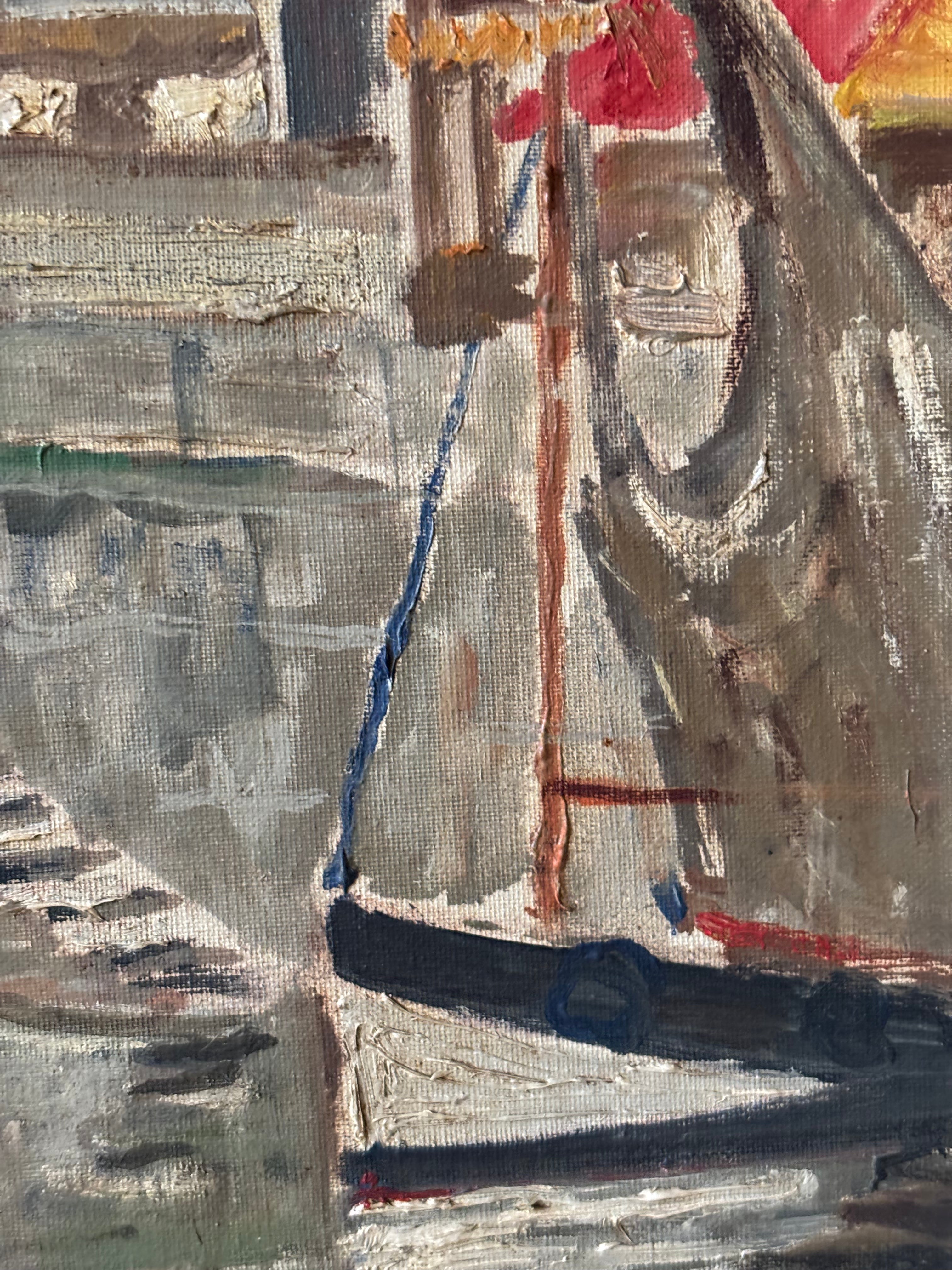 Boats in Honfleur Harbour