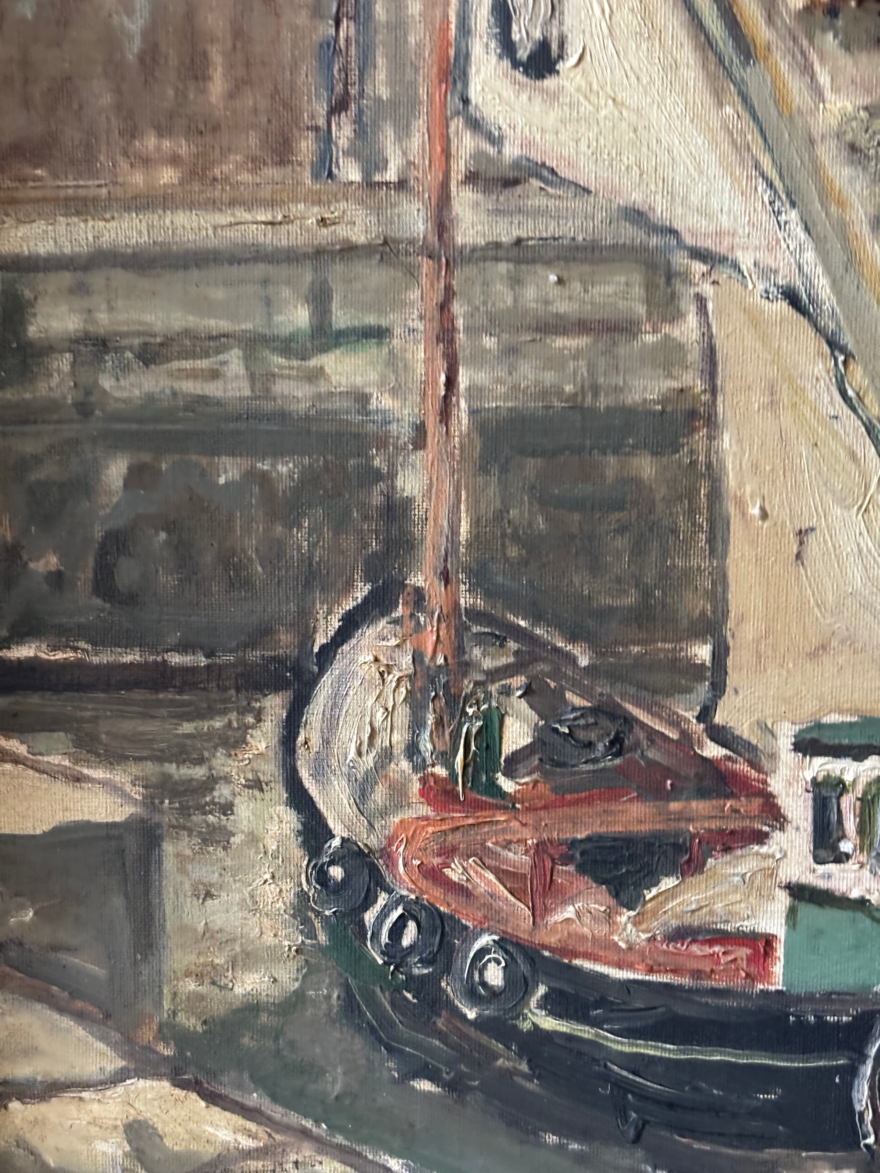 Boats in Honfleur Harbour