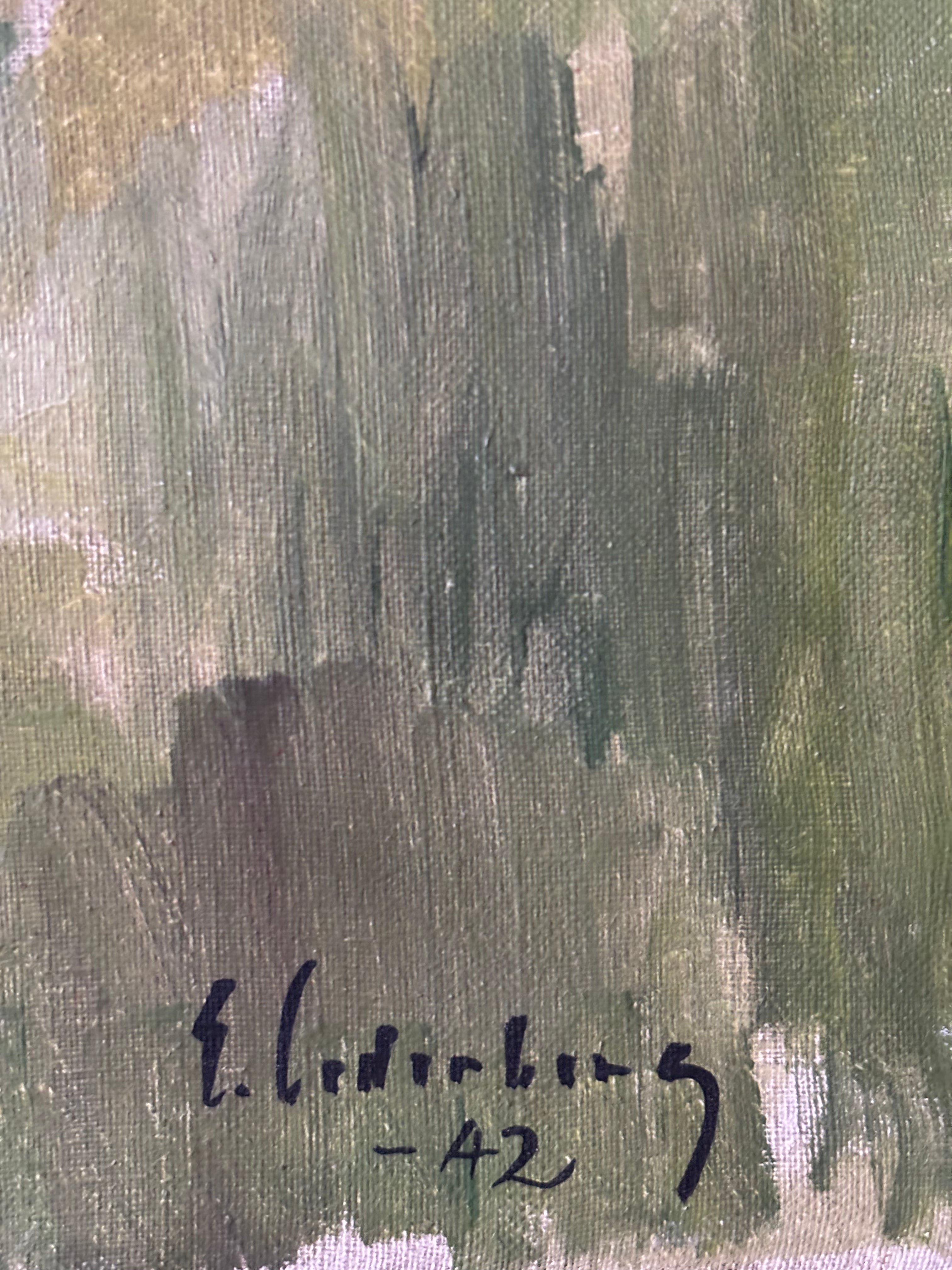 Yellow Flowers in a Blue Vase