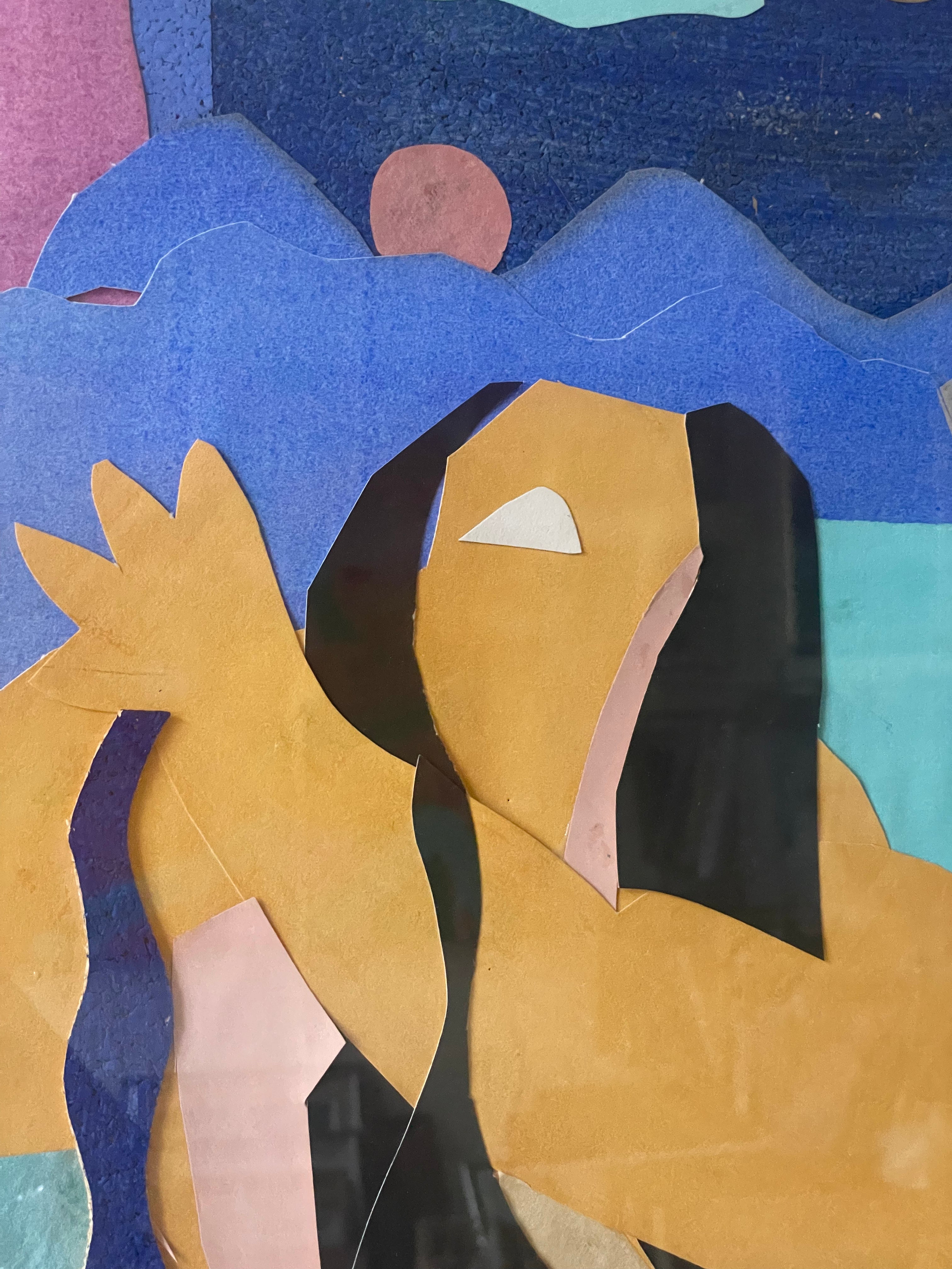On the Beach: French Collages