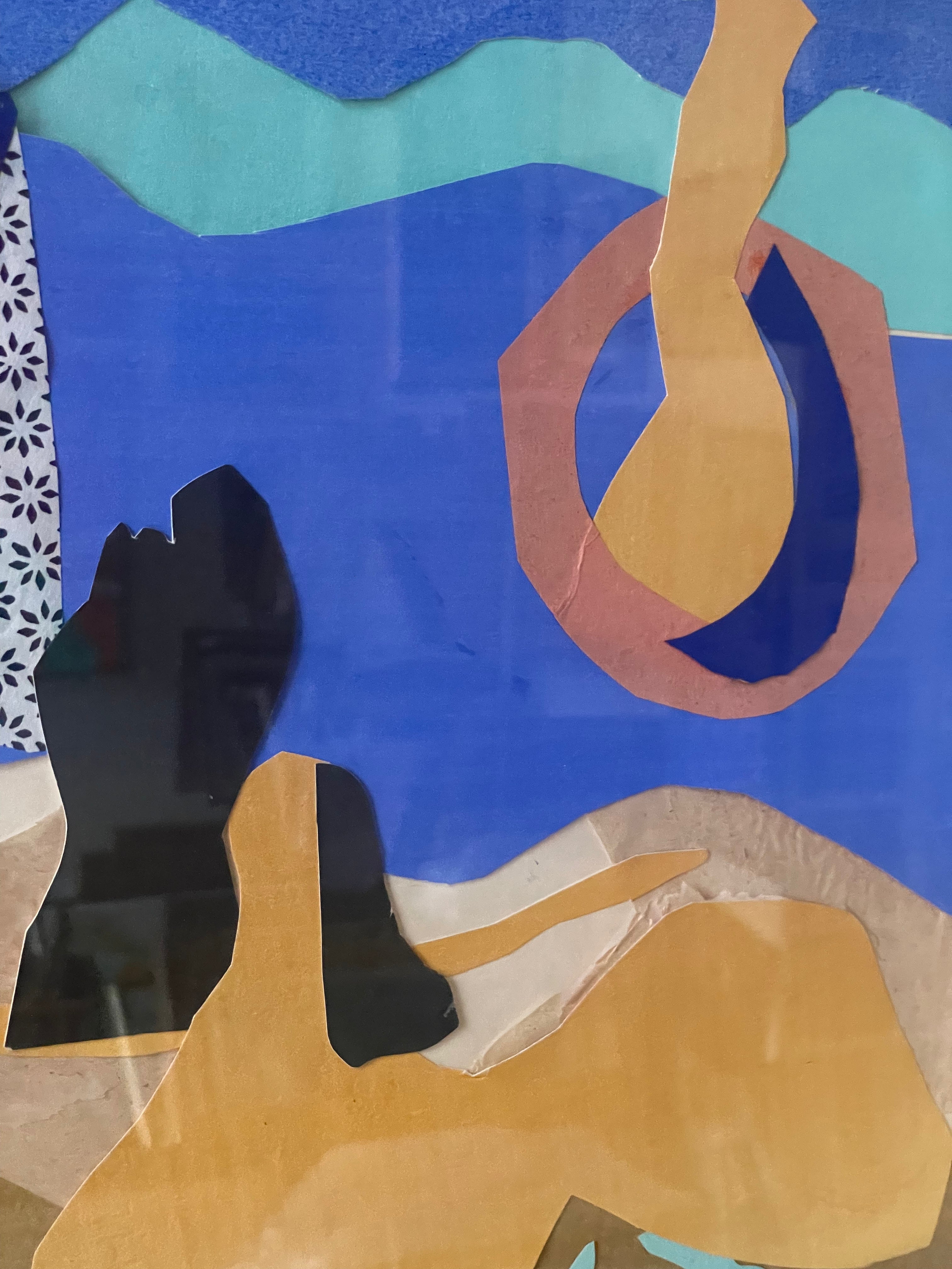 On the Beach: French Collages