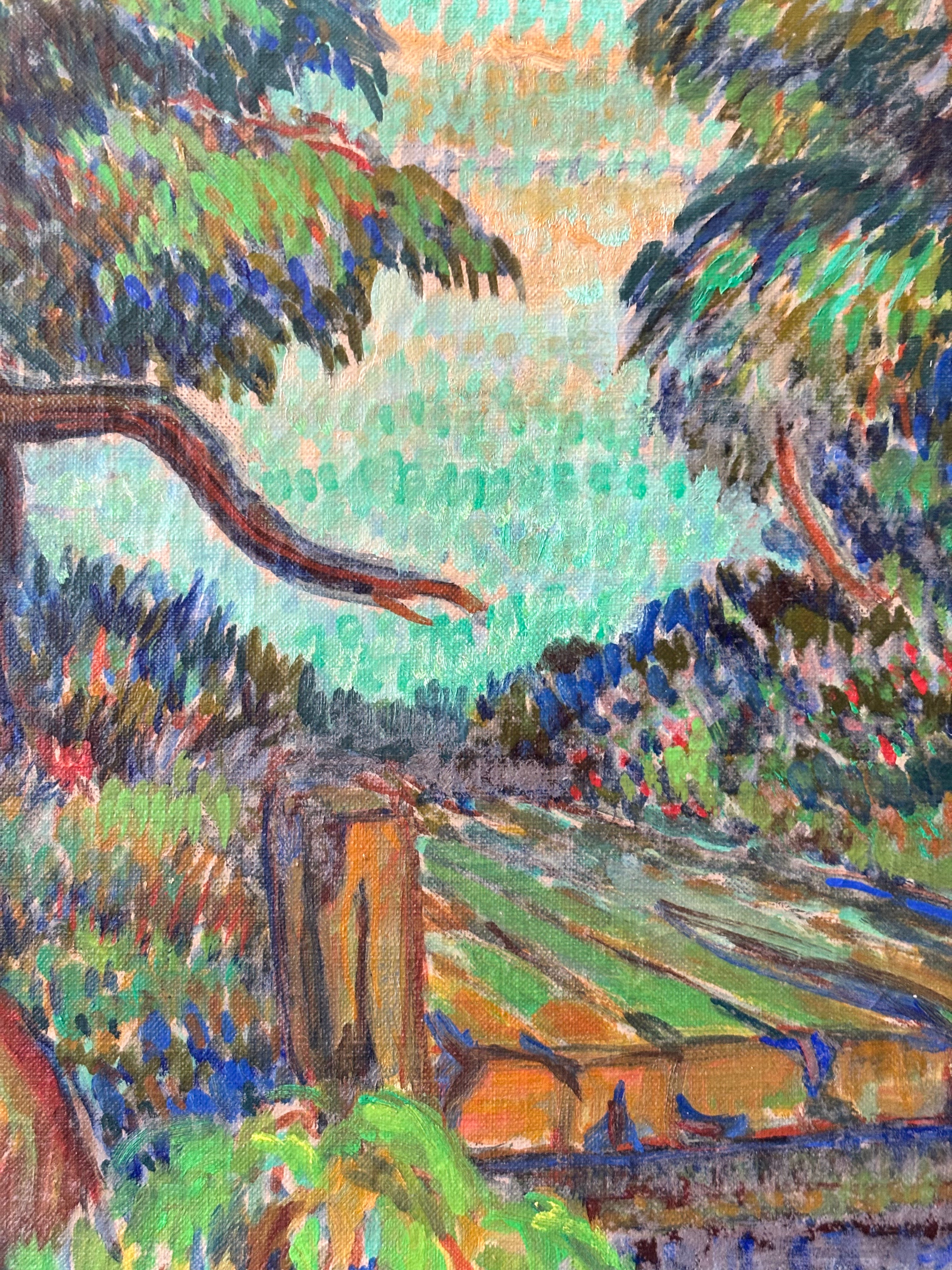 Footbridge in the Forest
