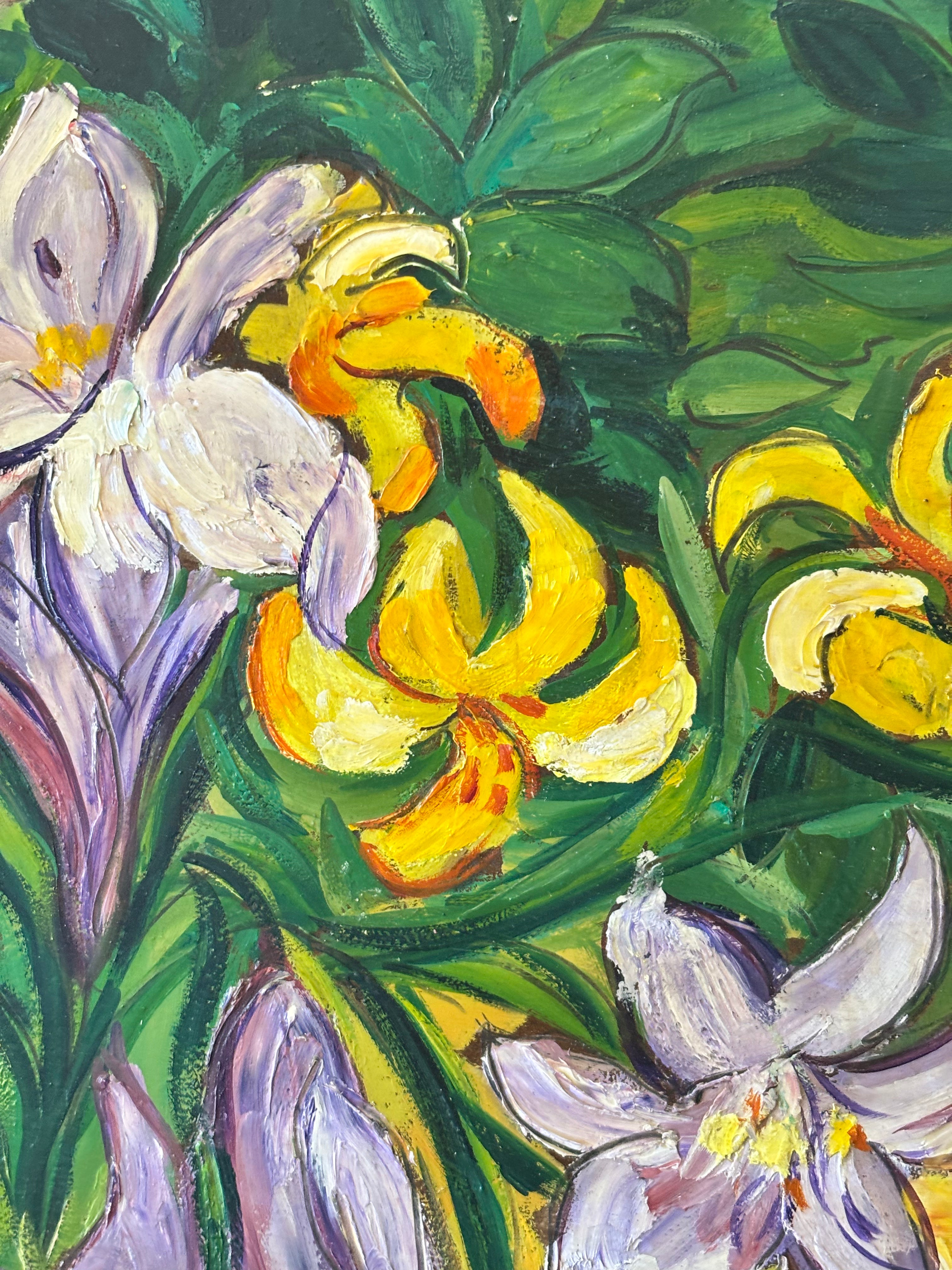 Purple and Yellow Flowers