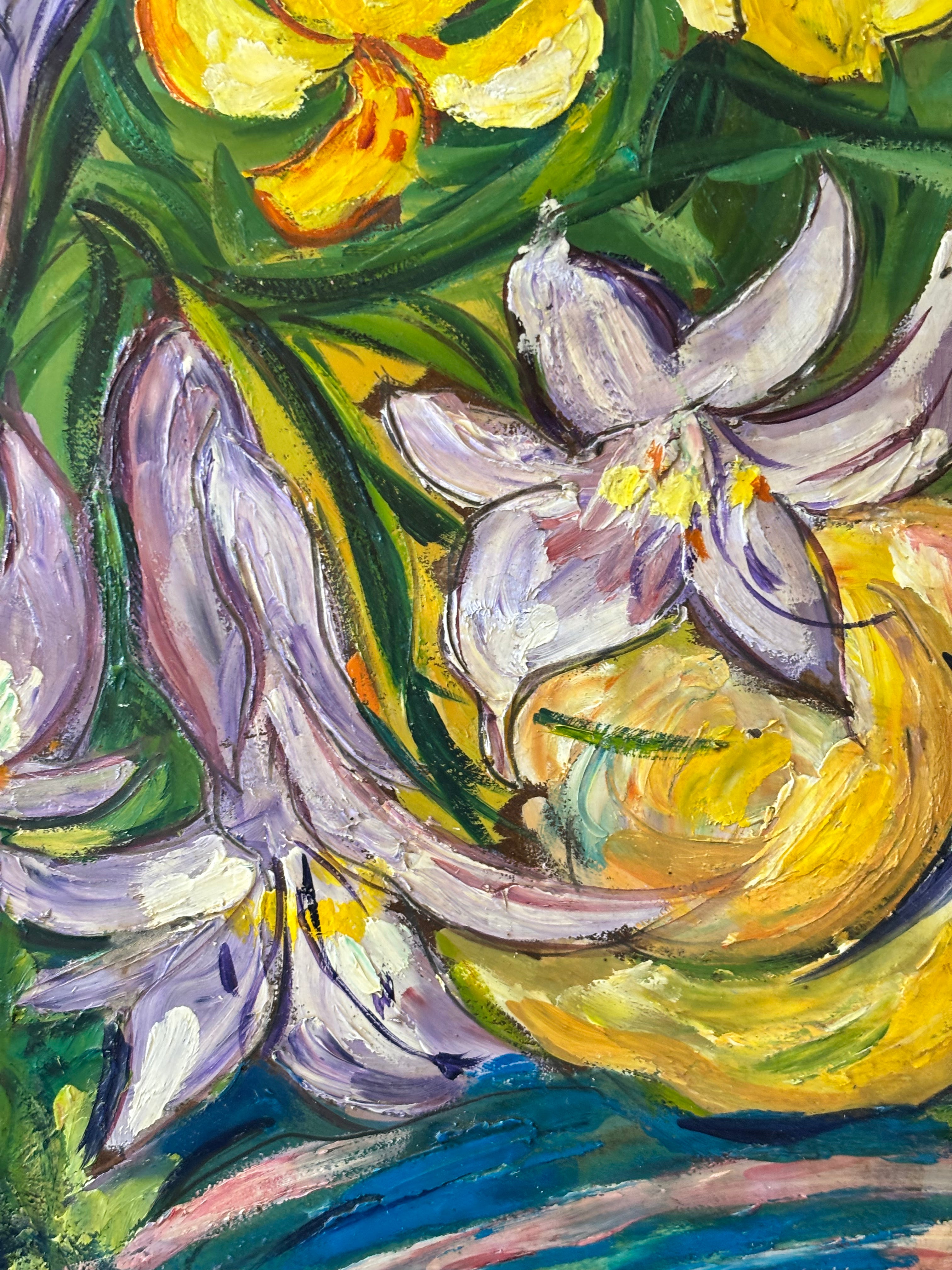 Purple and Yellow Flowers