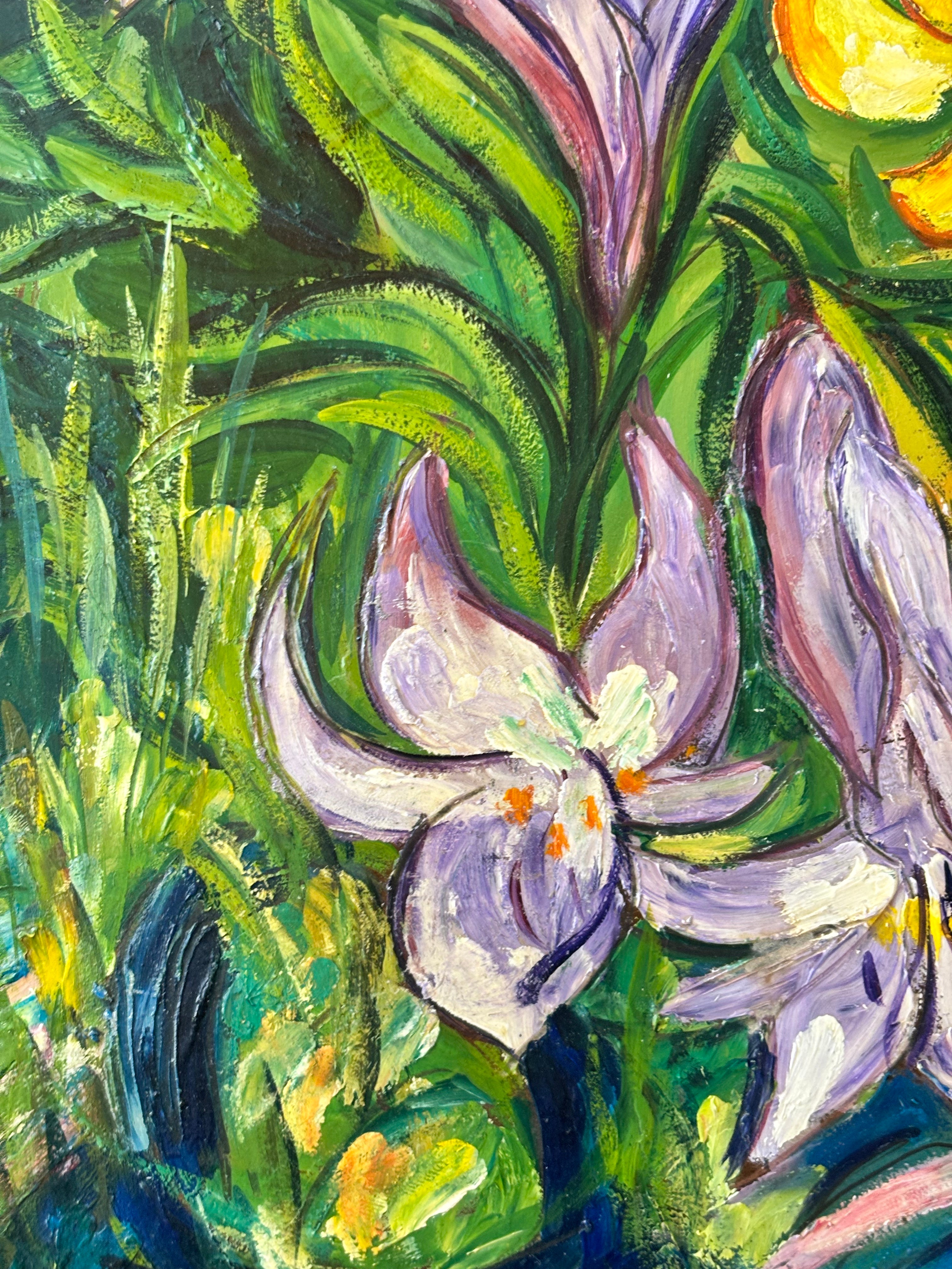 Purple and Yellow Flowers