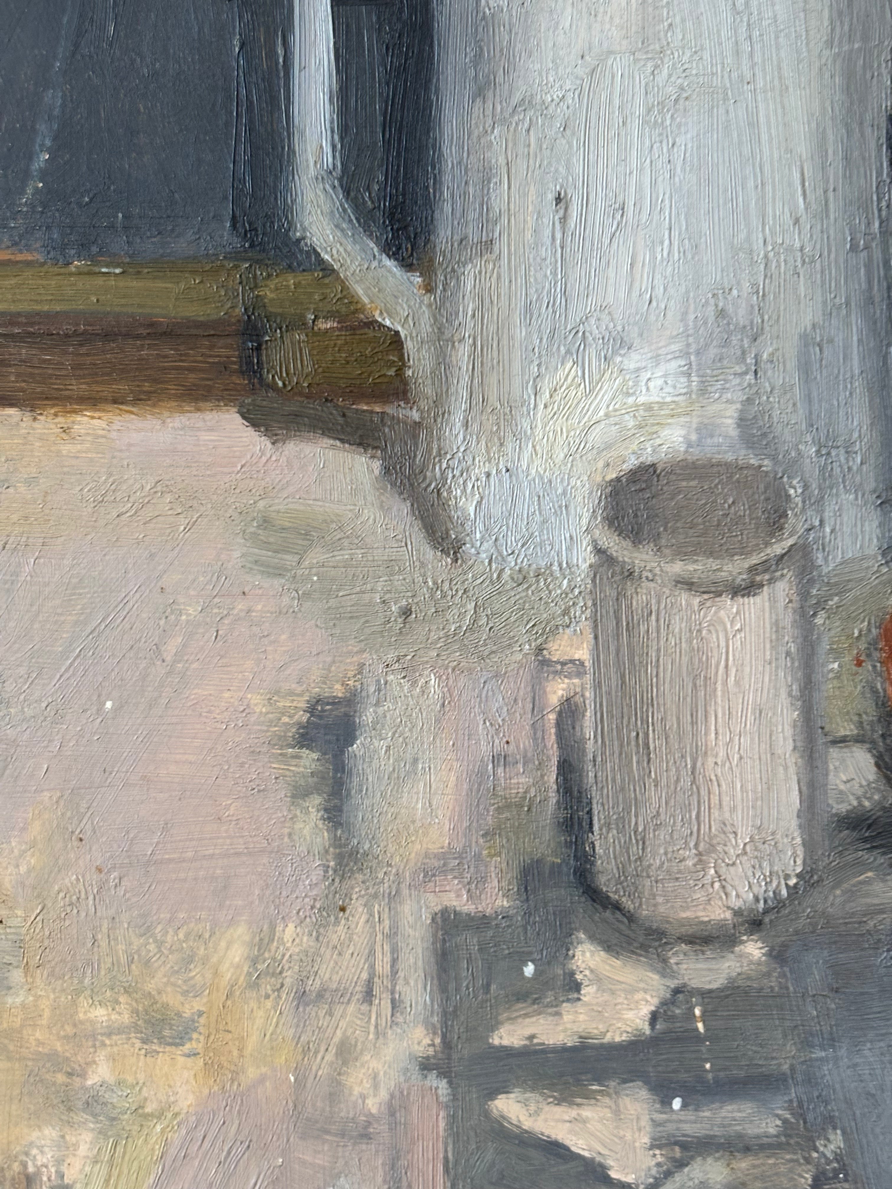 Still Life with Orange and Milk Jug