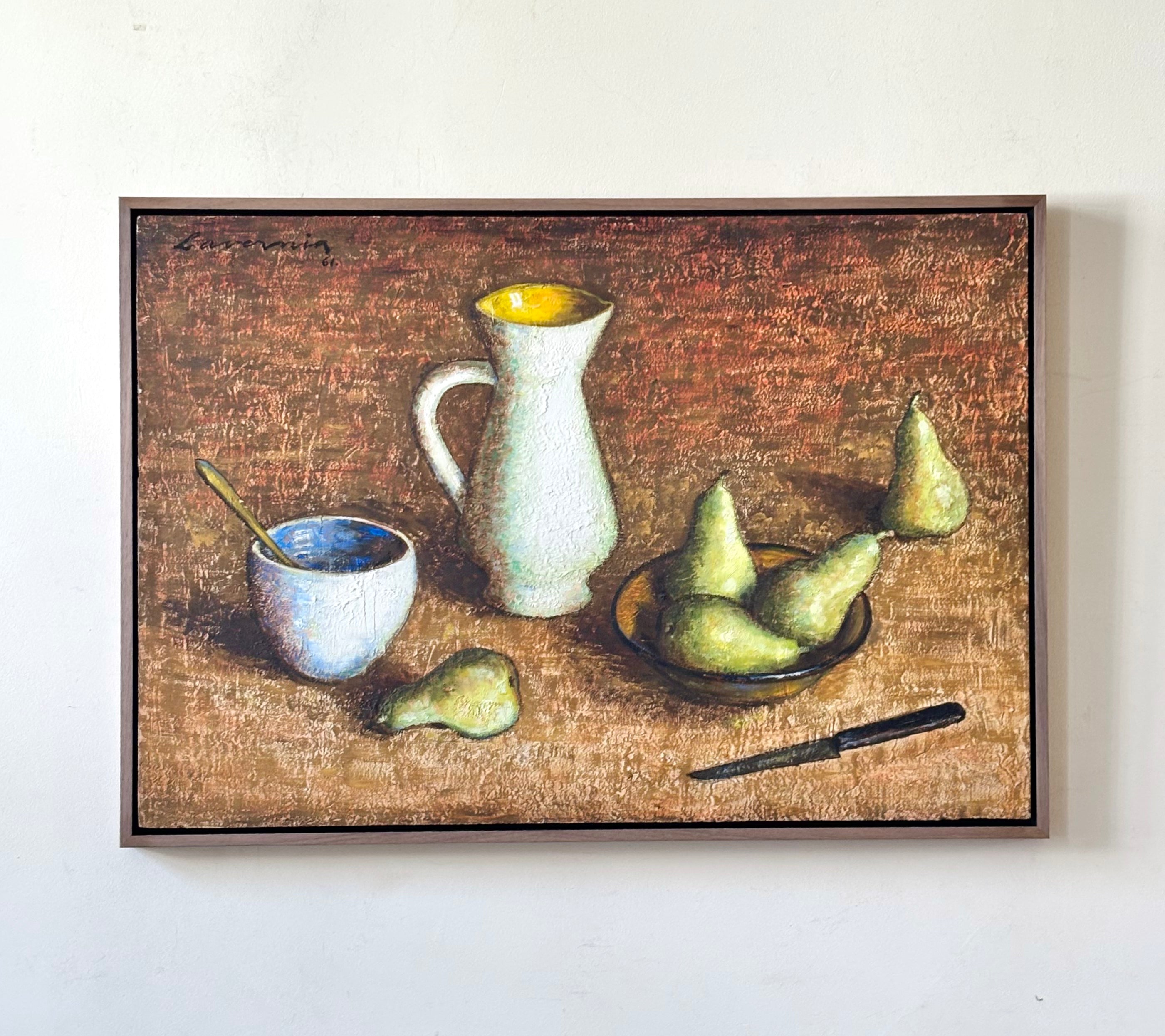 Still Life with Pears and Jug