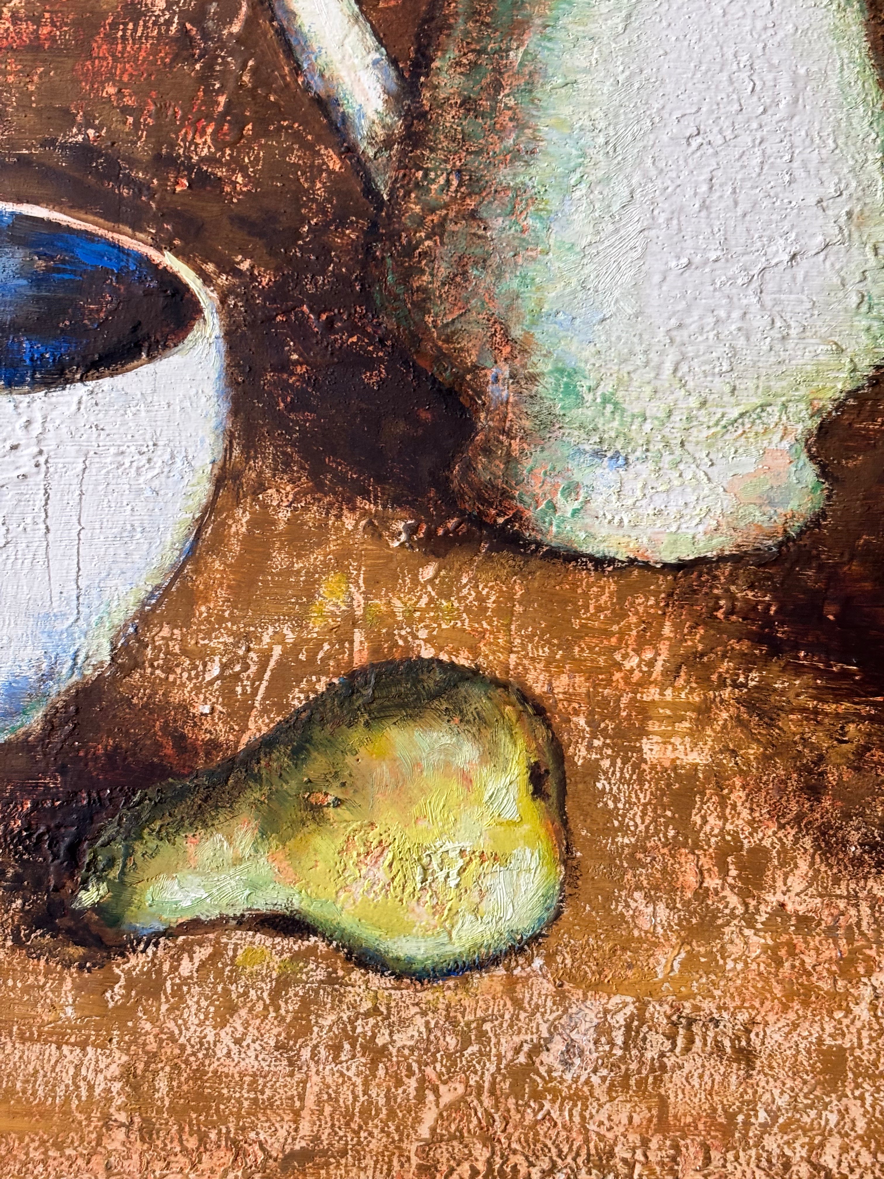 Still Life with Pears and Jug