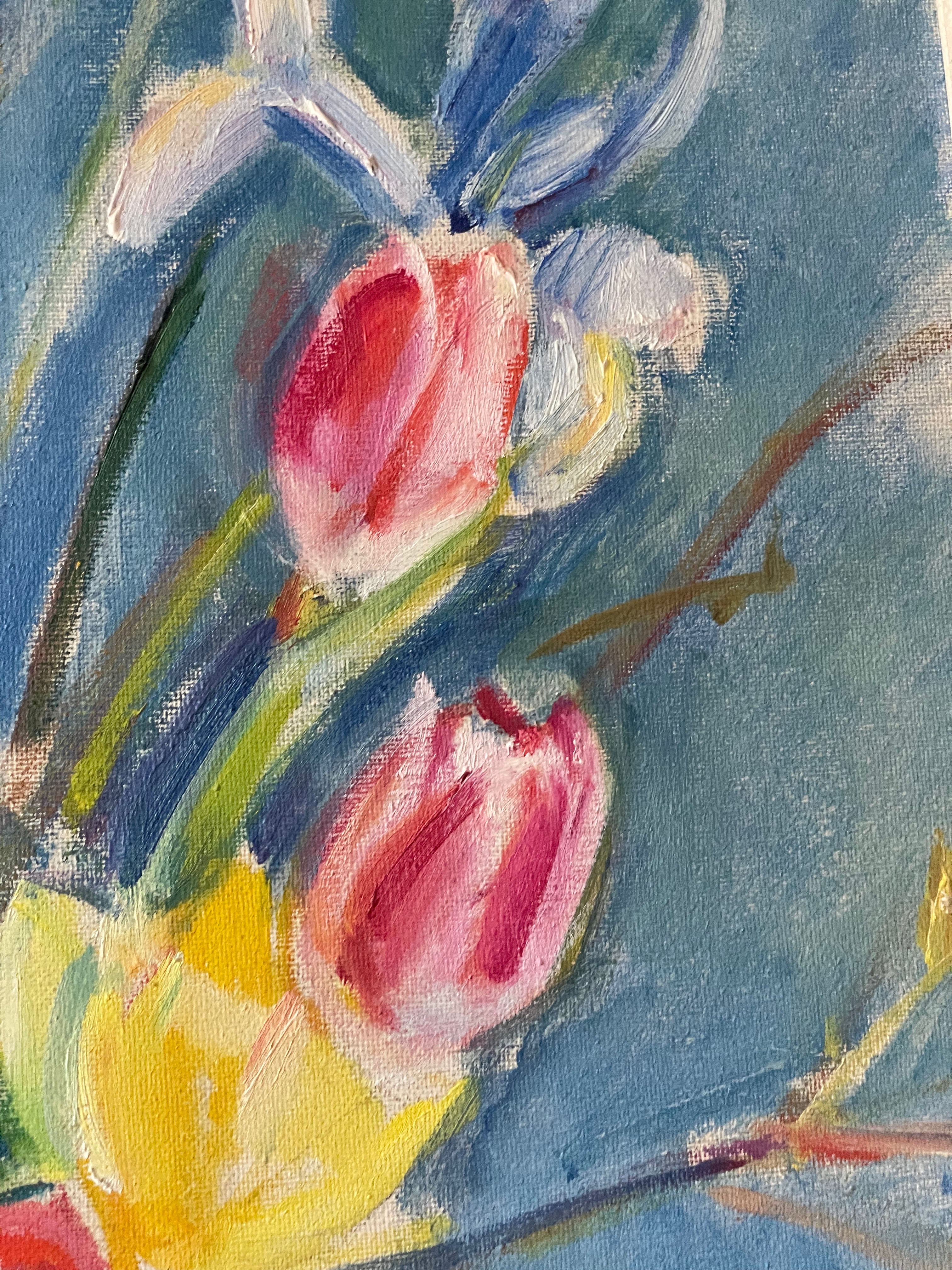 Spring Floral with Chick