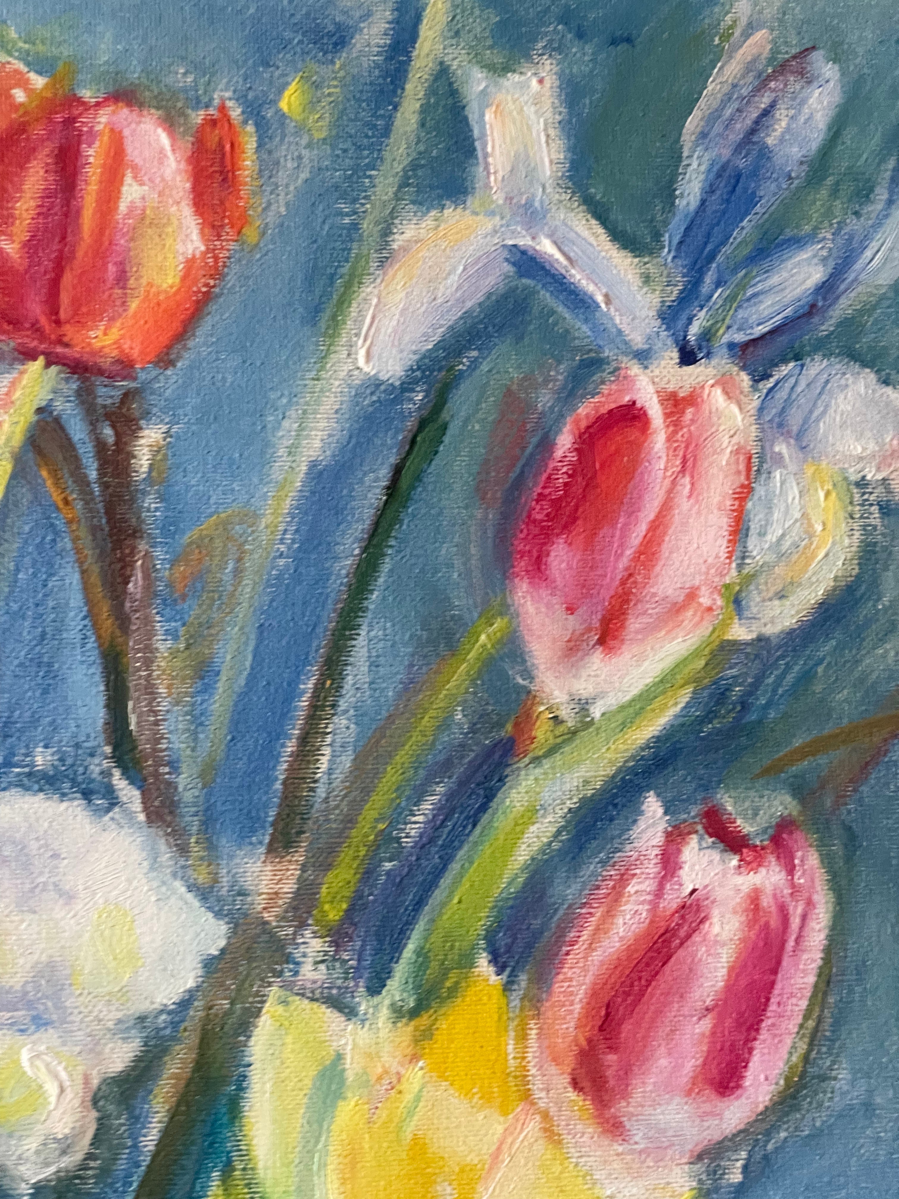 Spring Floral with Chick