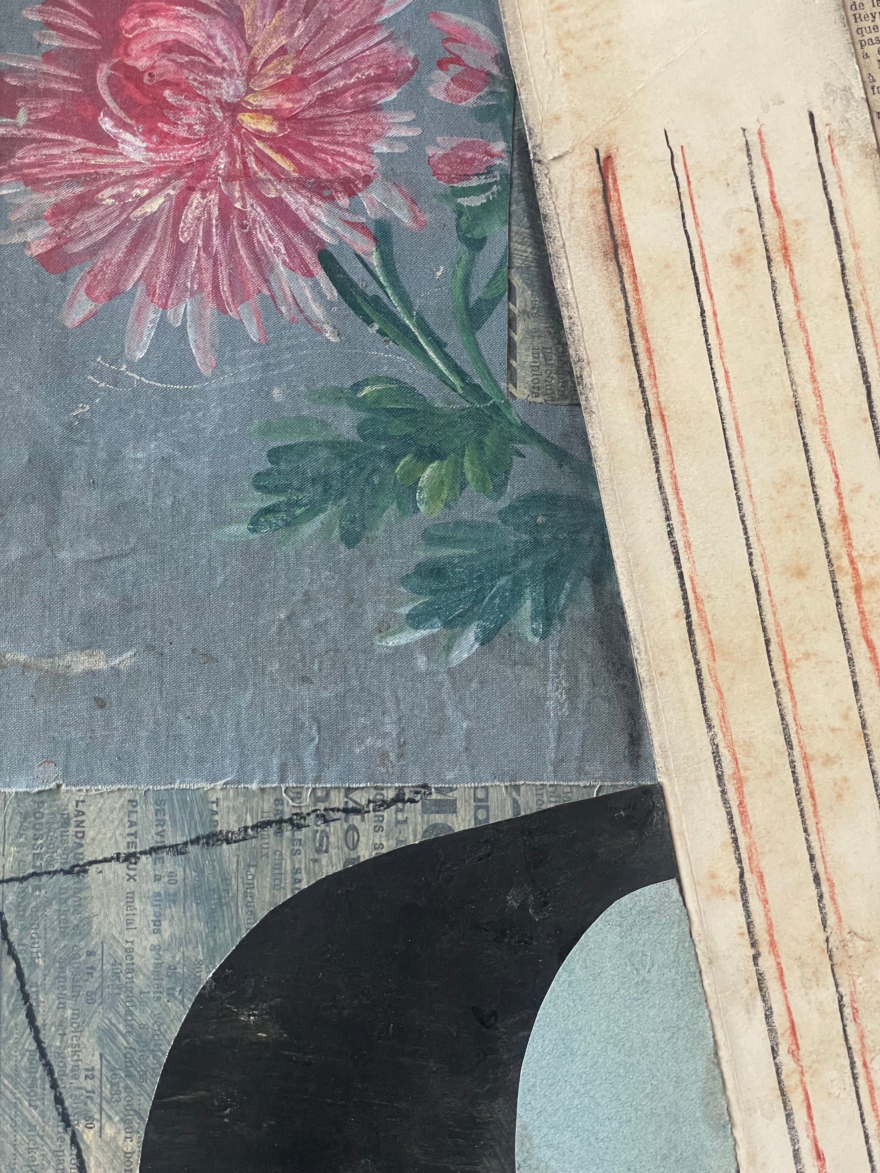 Flowers and Guitar Collage
