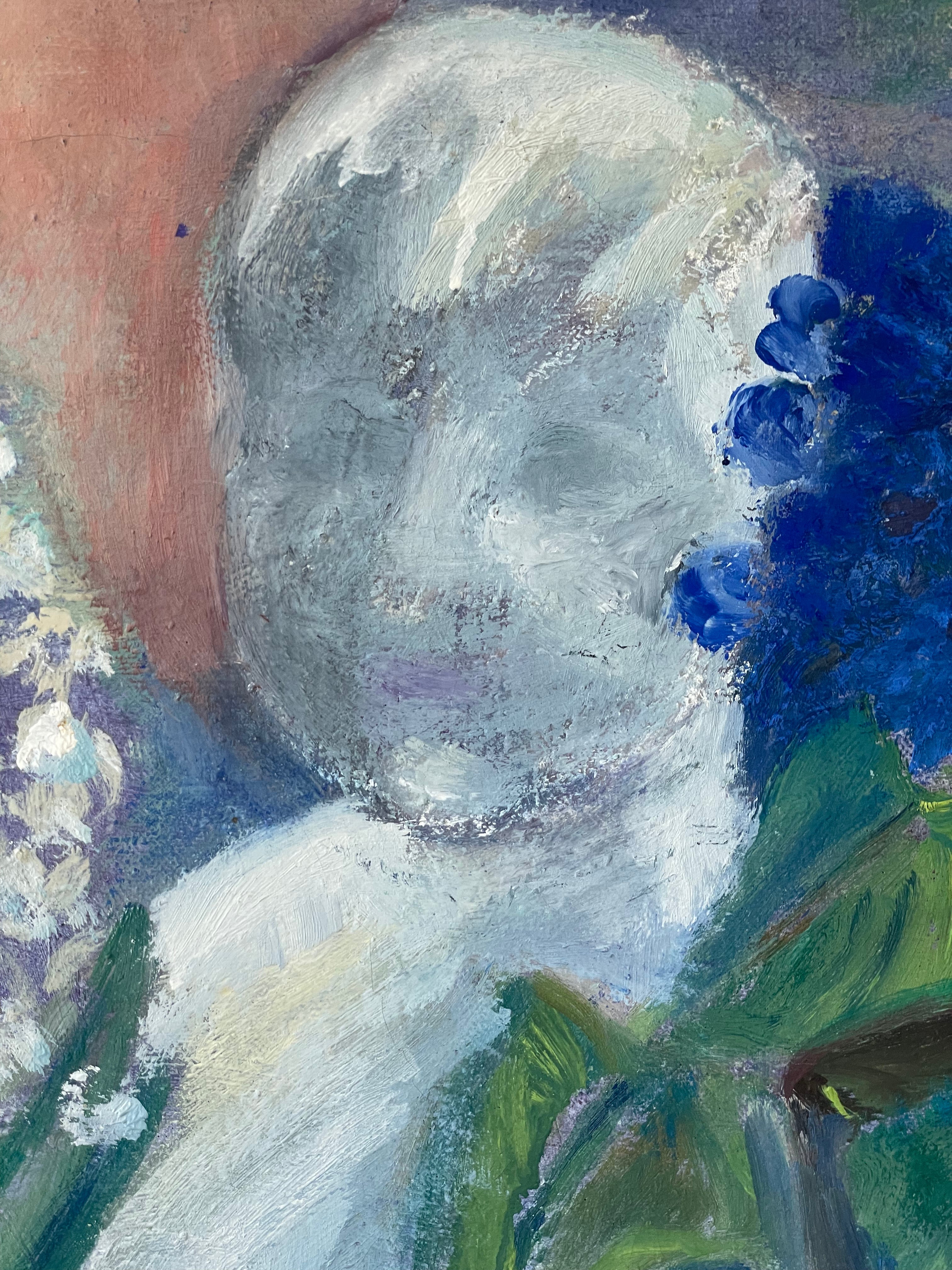 Still Life with Portrait Bust