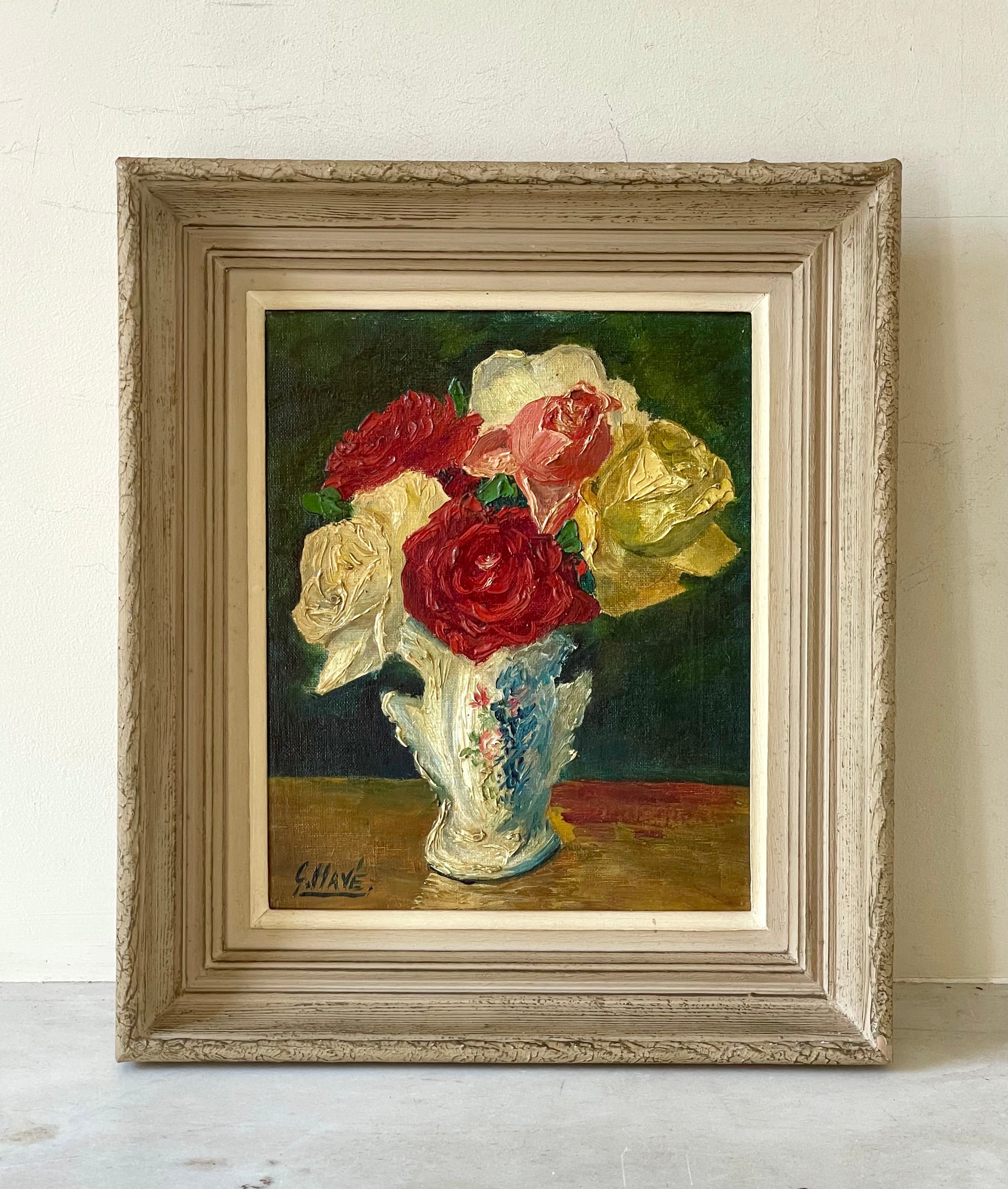 Roses in an Antique Vase