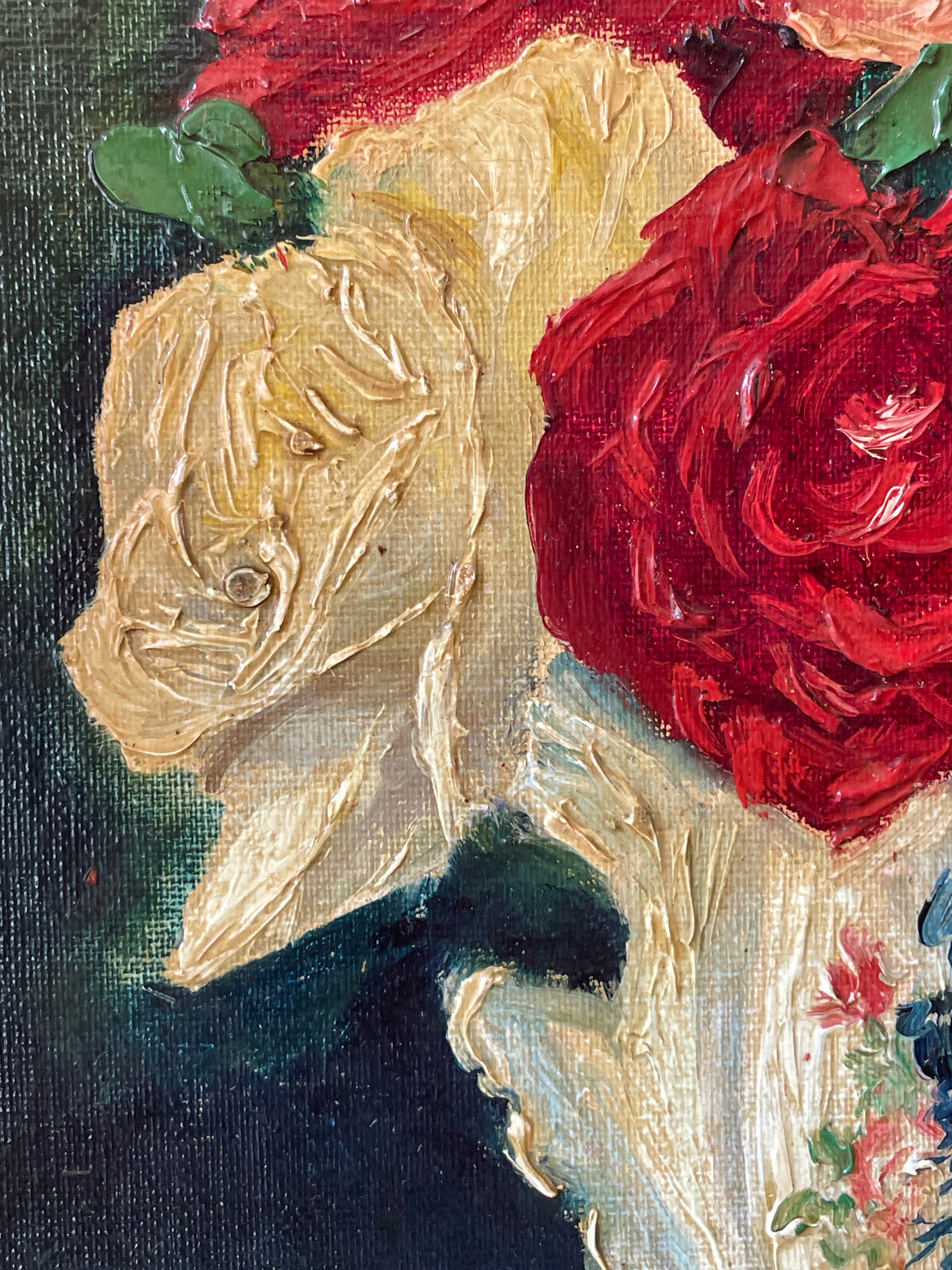 Roses in an Antique Vase