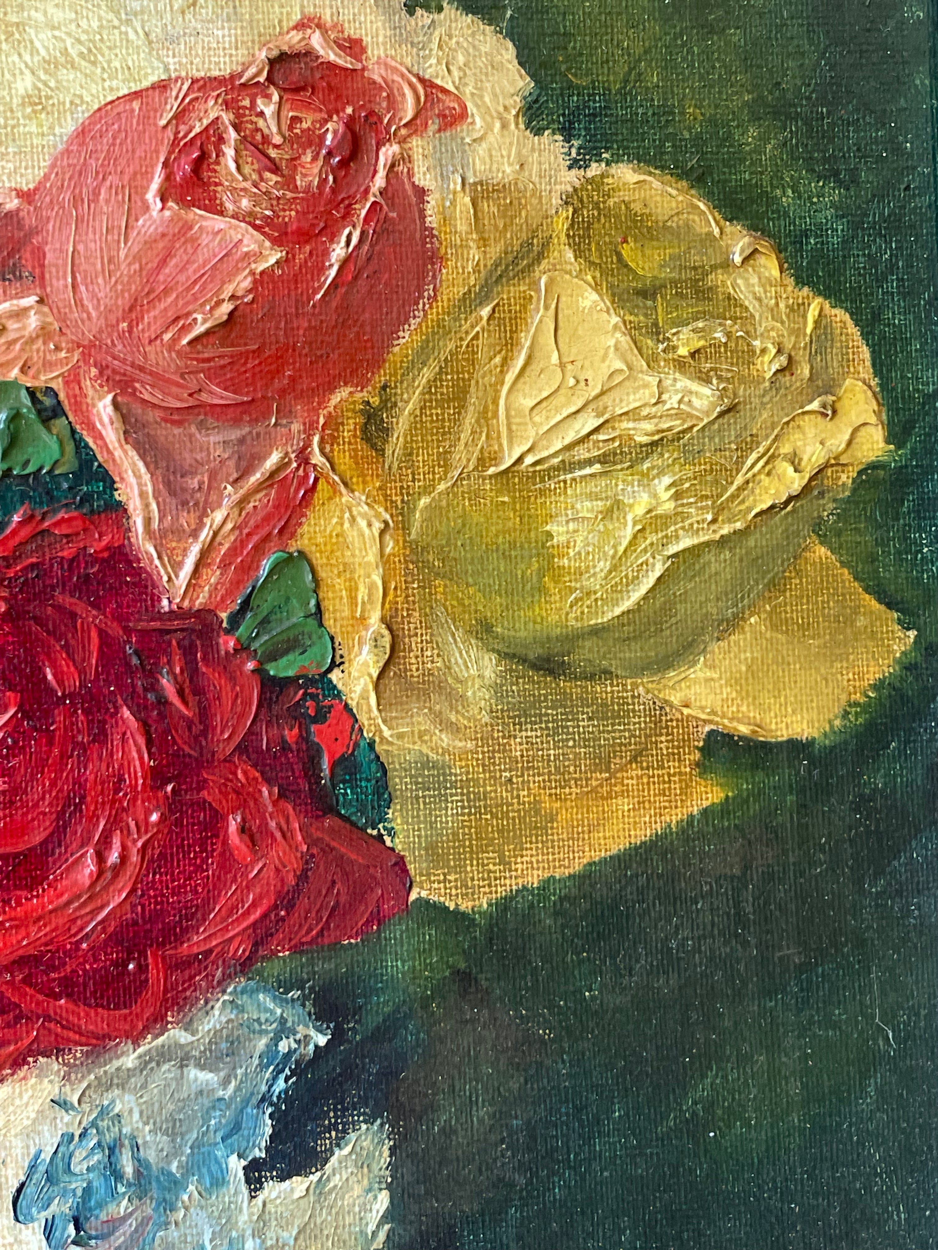Roses in an Antique Vase