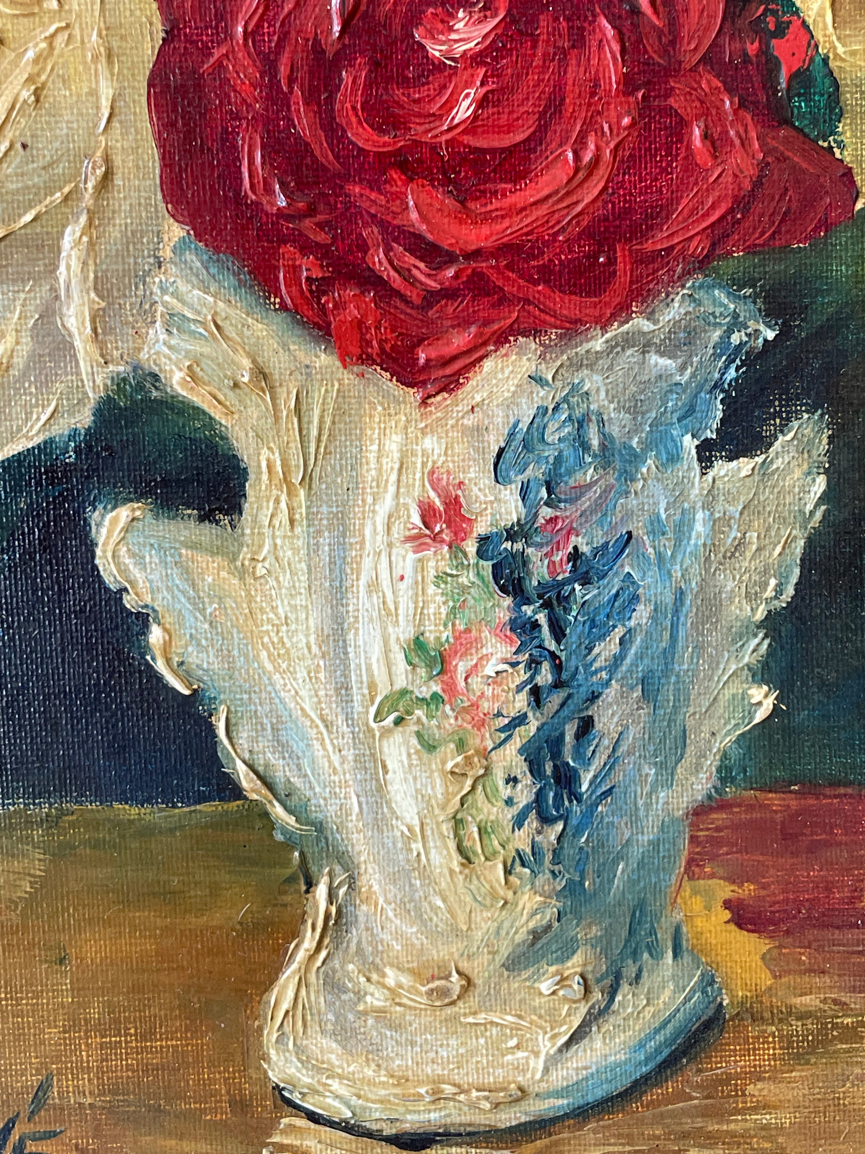 Roses in an Antique Vase