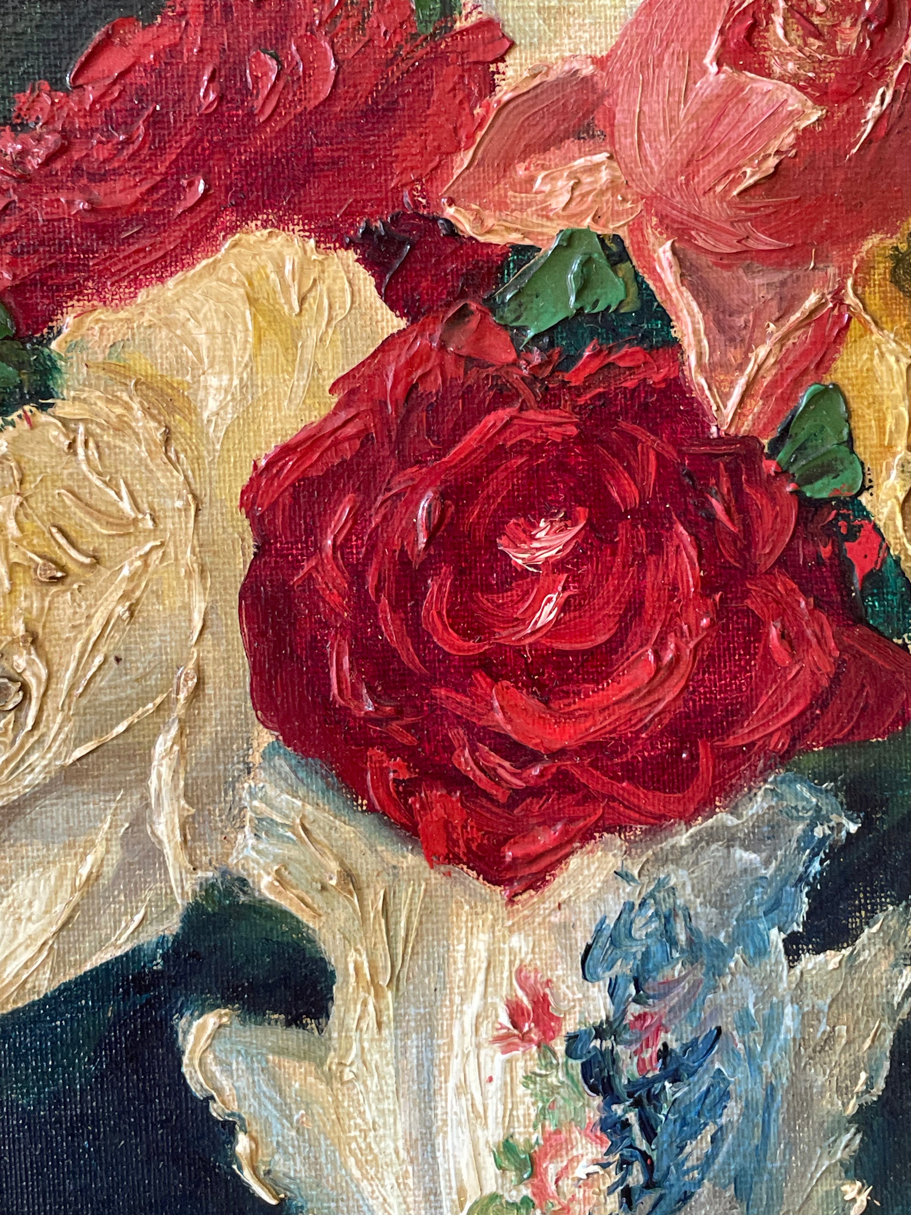 Roses in an Antique Vase