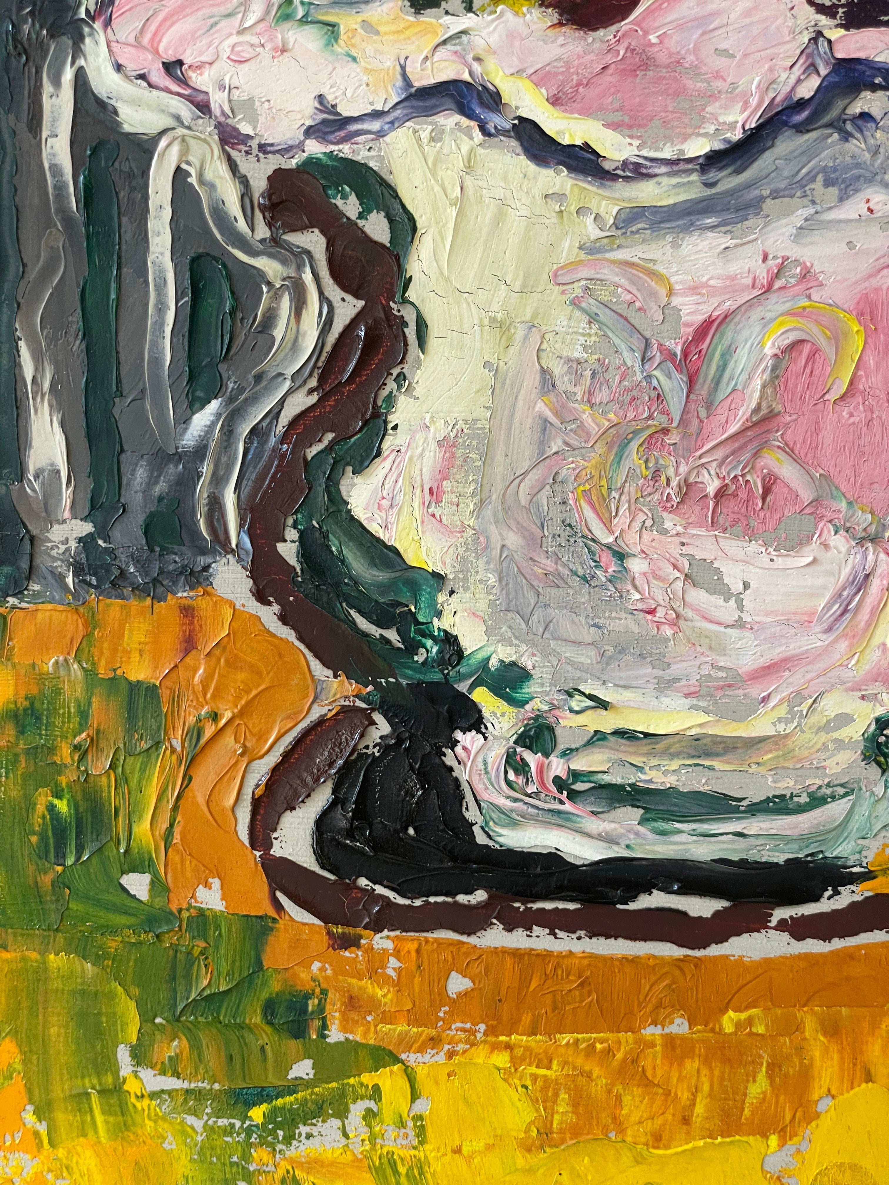 Floral in a White Vase
