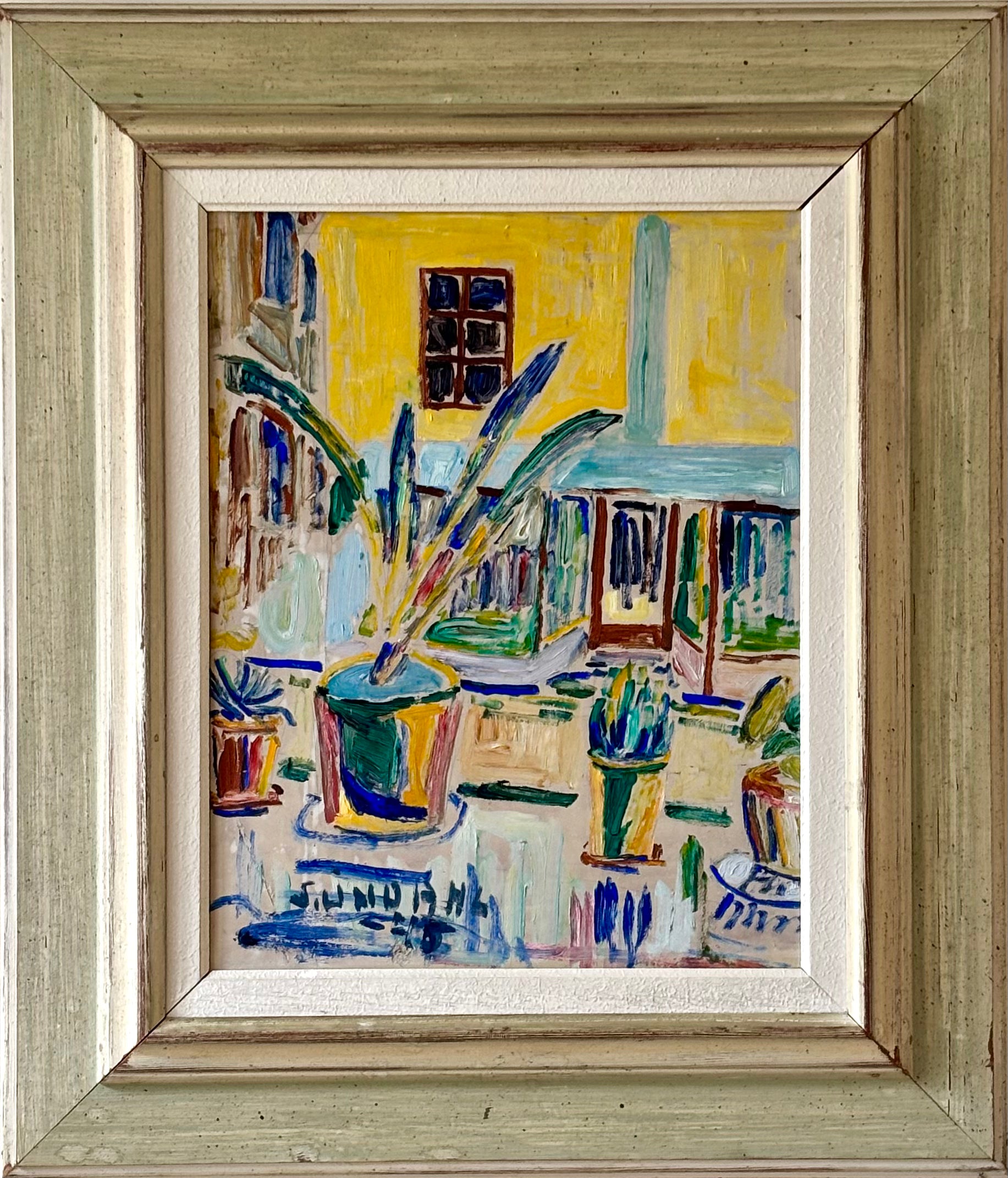 Still Life with a Yellow House
