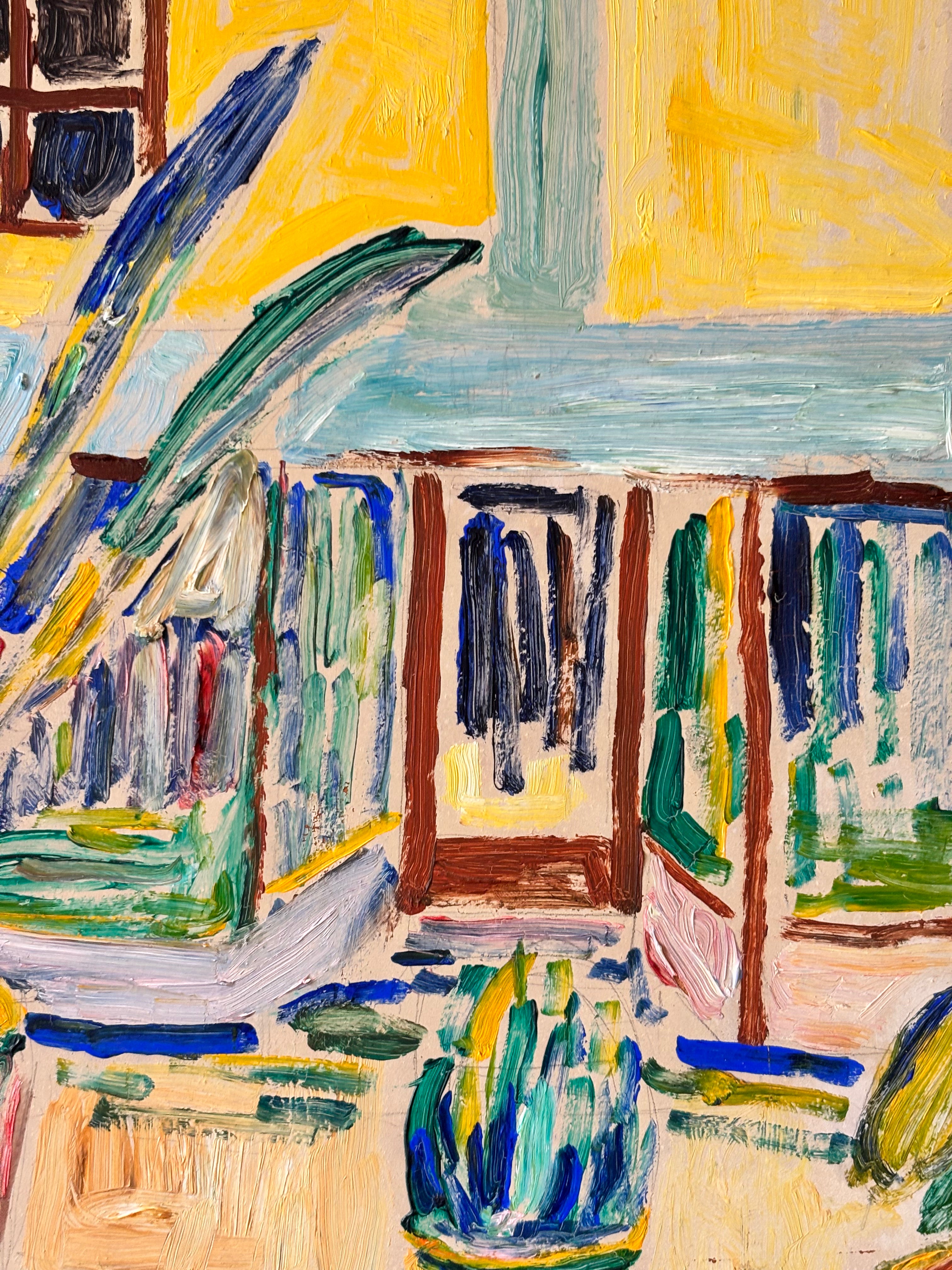 Still Life with a Yellow House