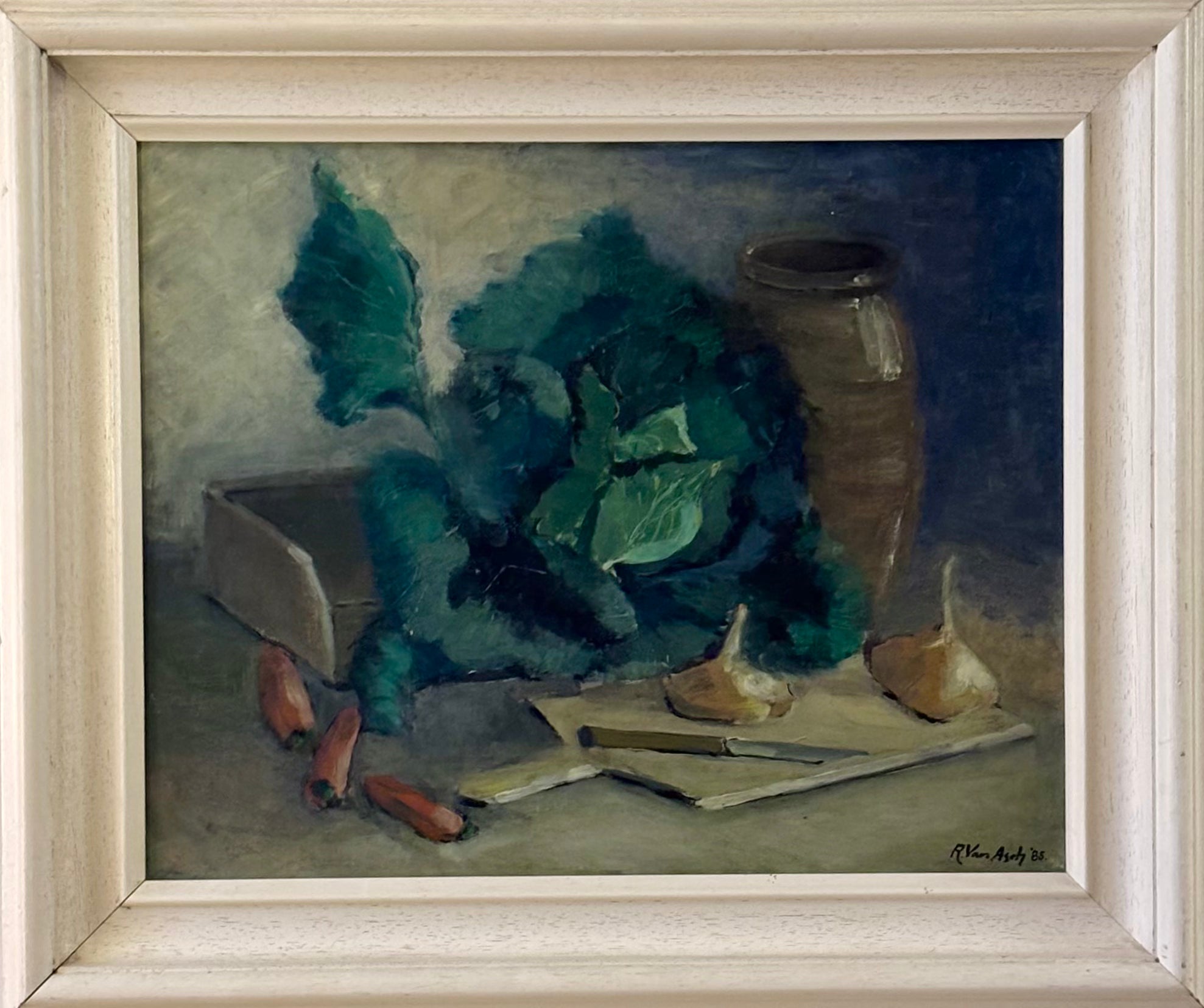 Still Life with Cabbage and Onions