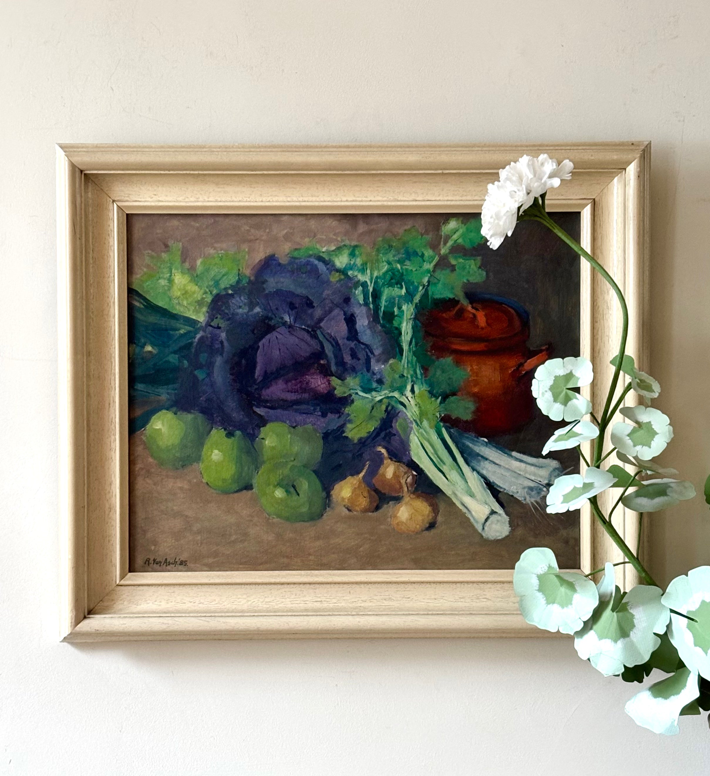 Still Life with Vegetables and Red Pot