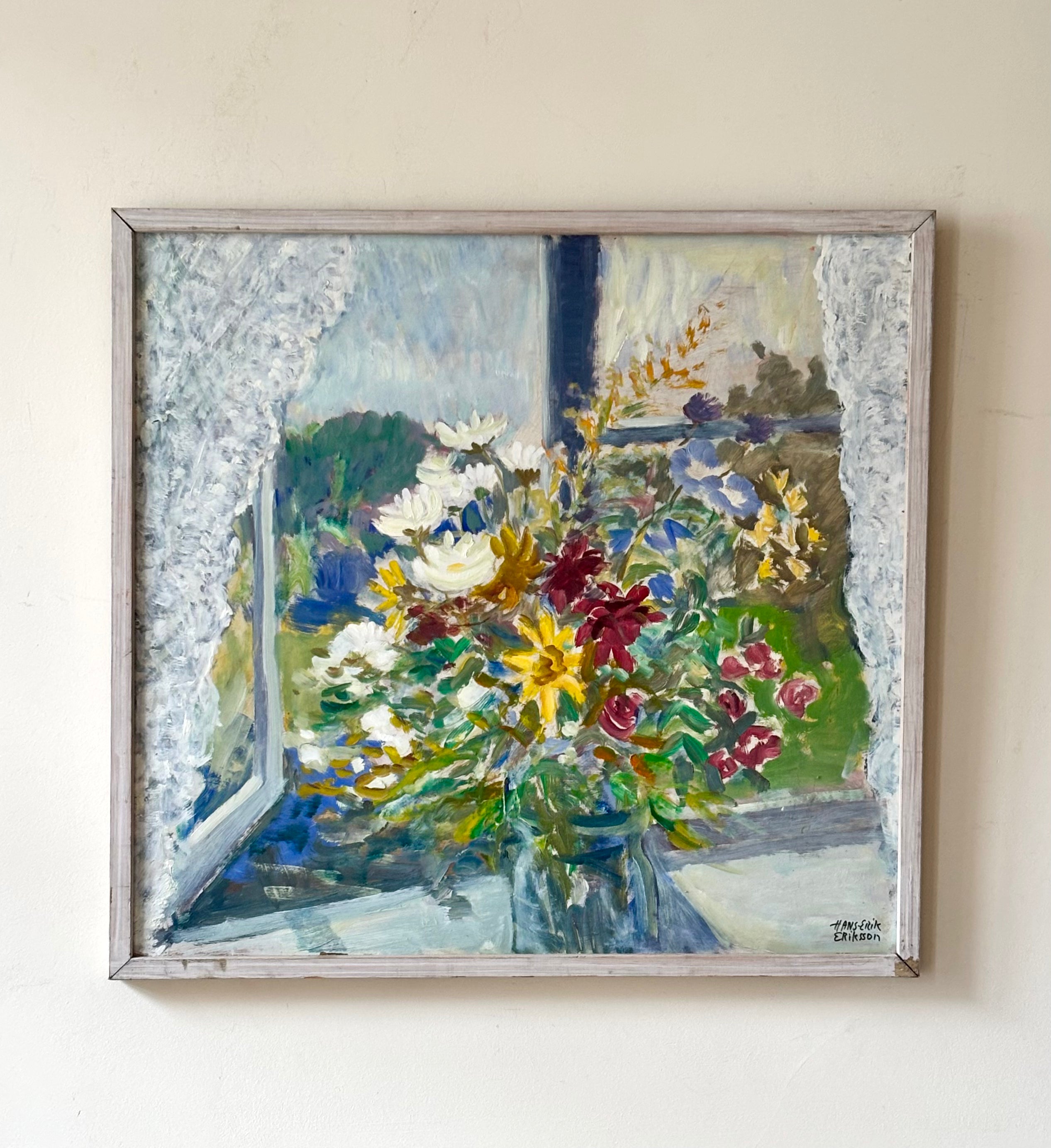 Spring Flowers in the Window