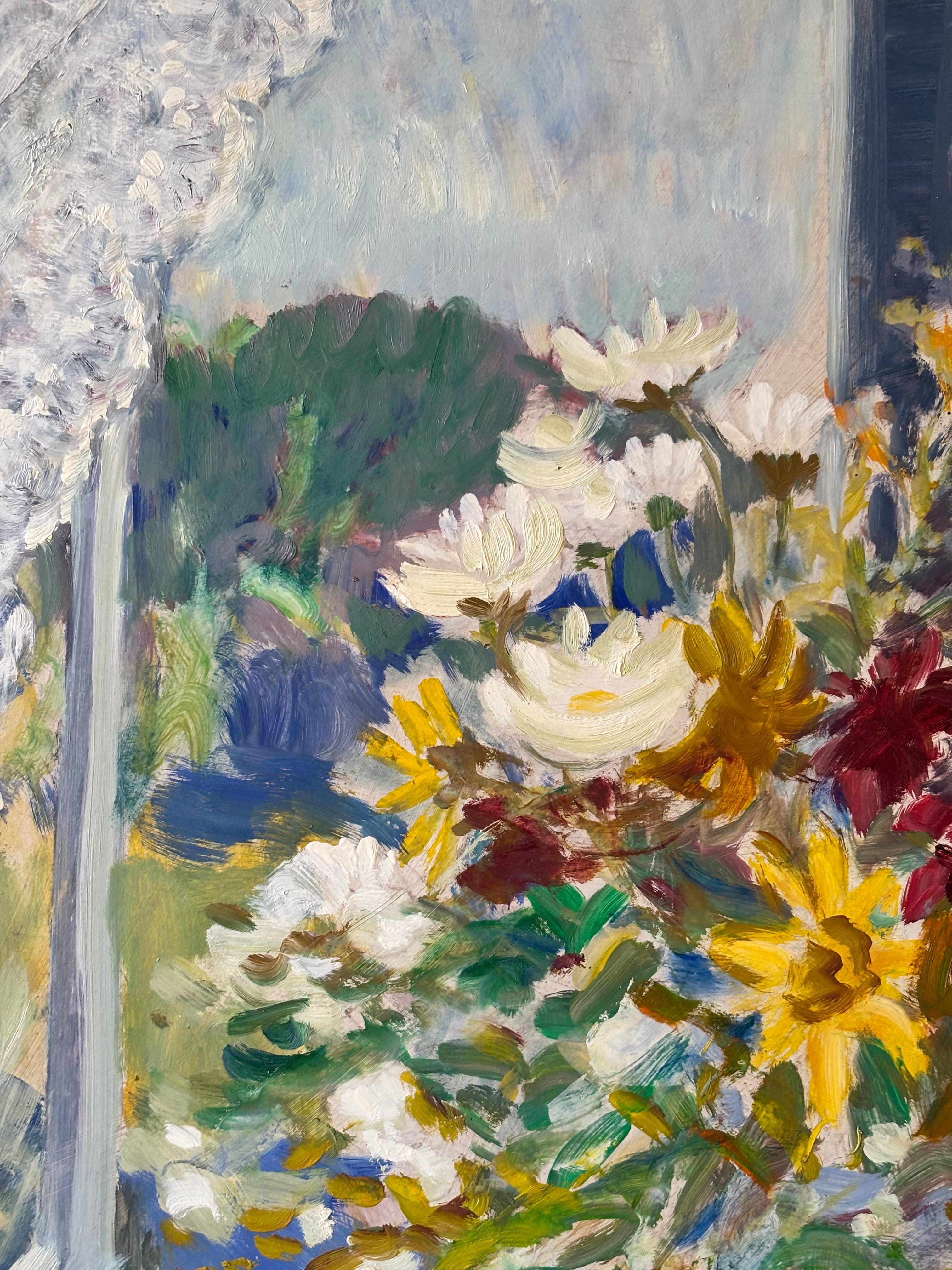 Spring Flowers in the Window