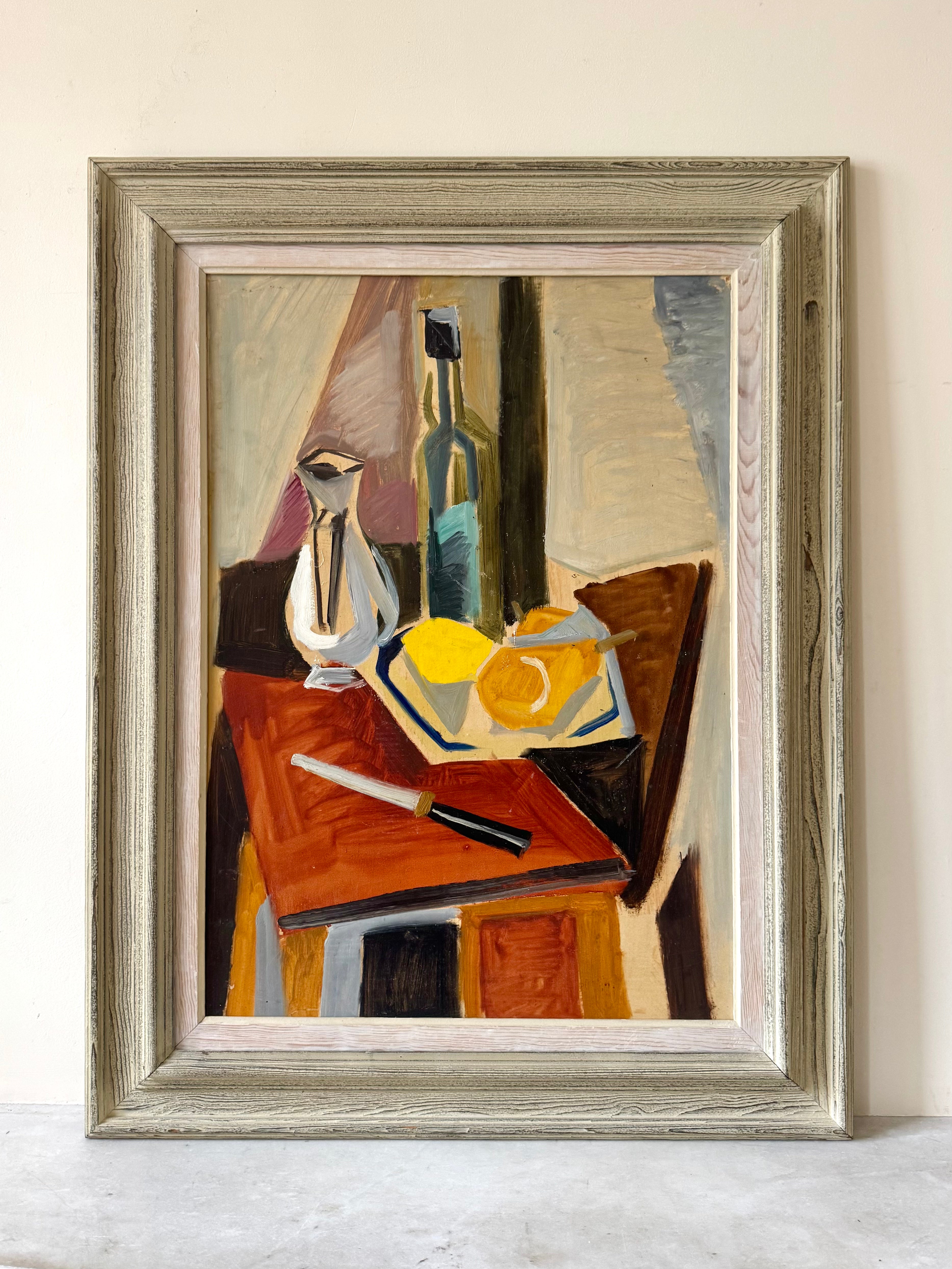 "Cubist" Still Life with Fruit