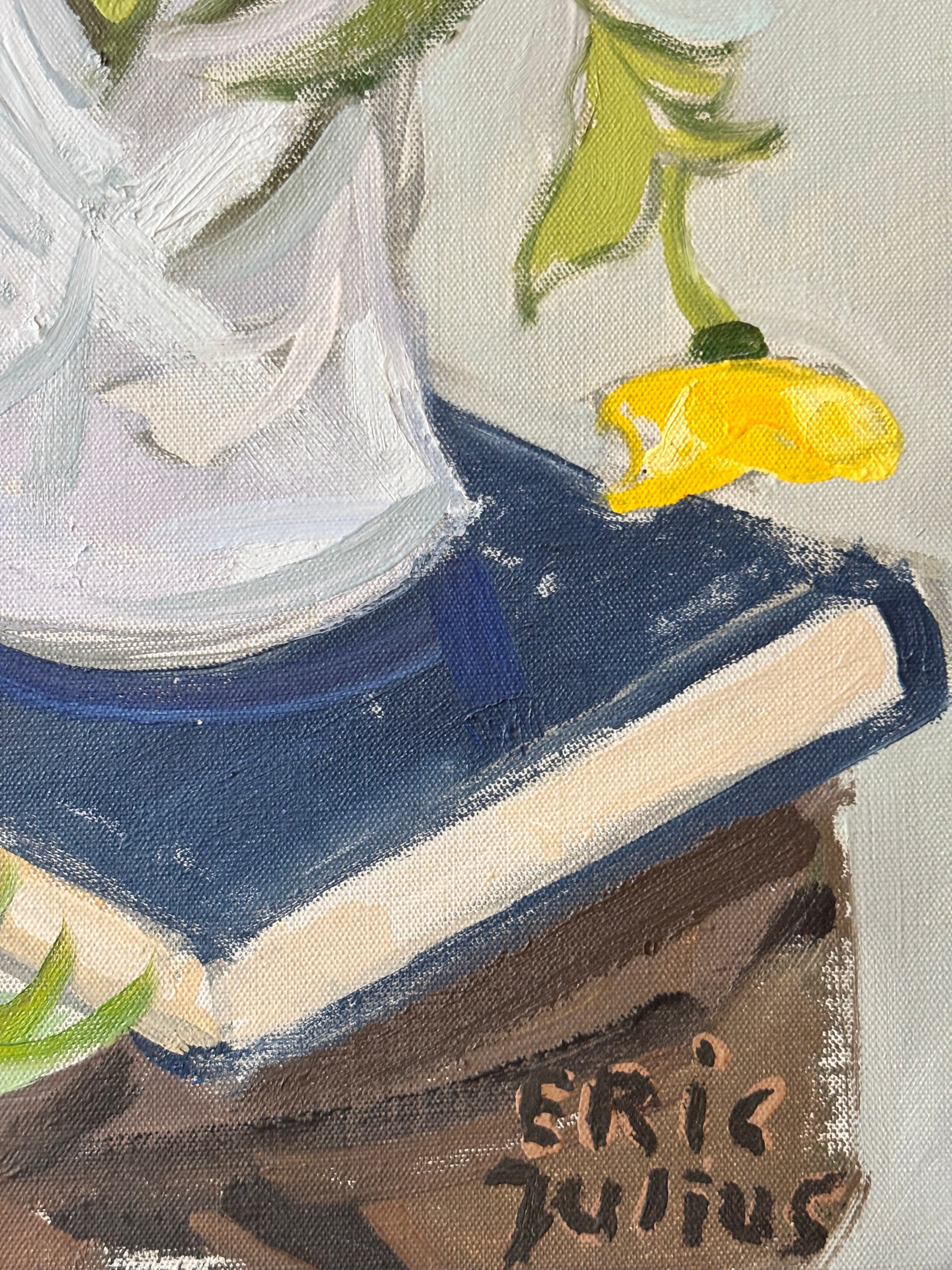 Flowers and Wine Bottle