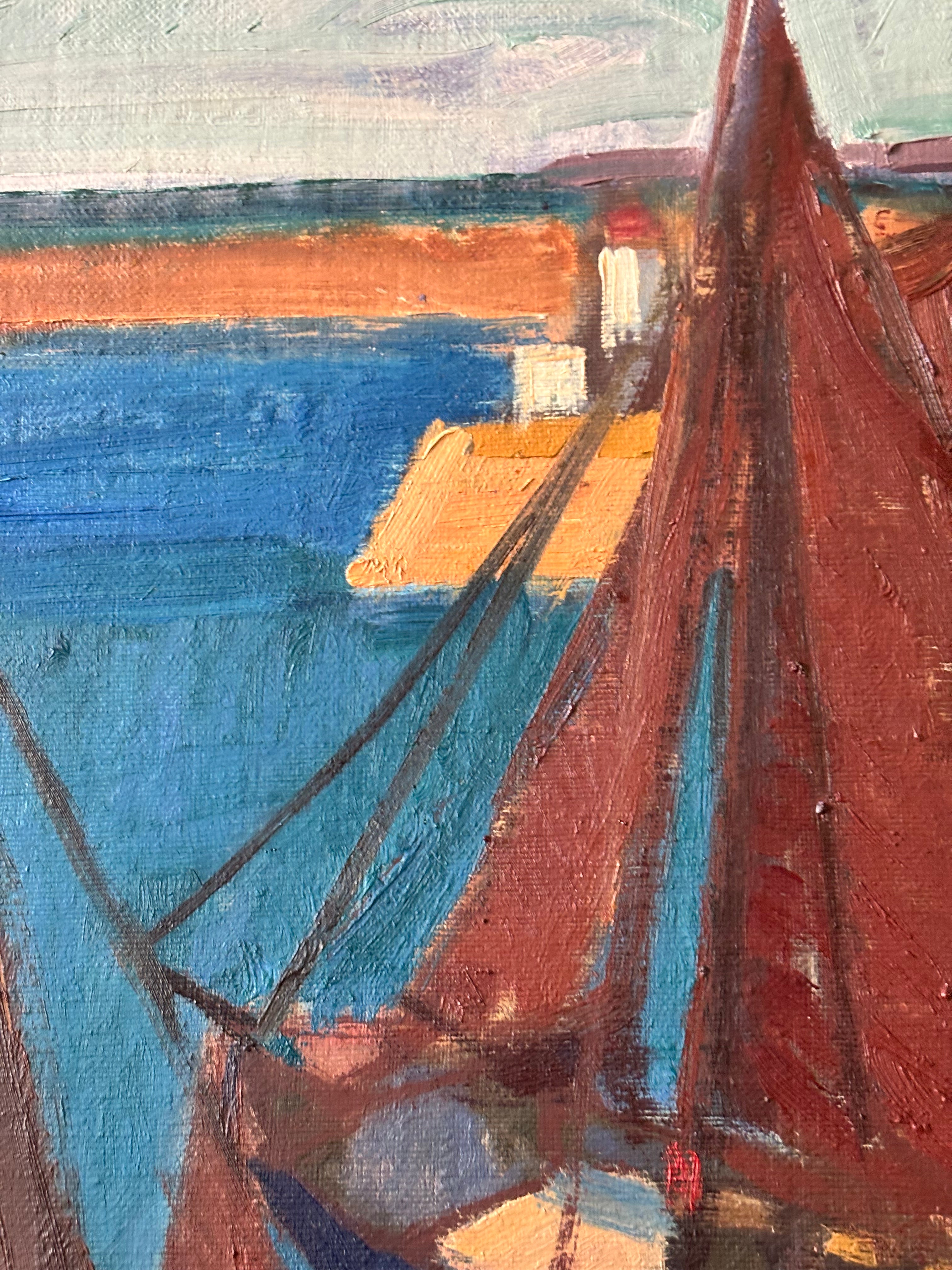 French Ship in the Harbour