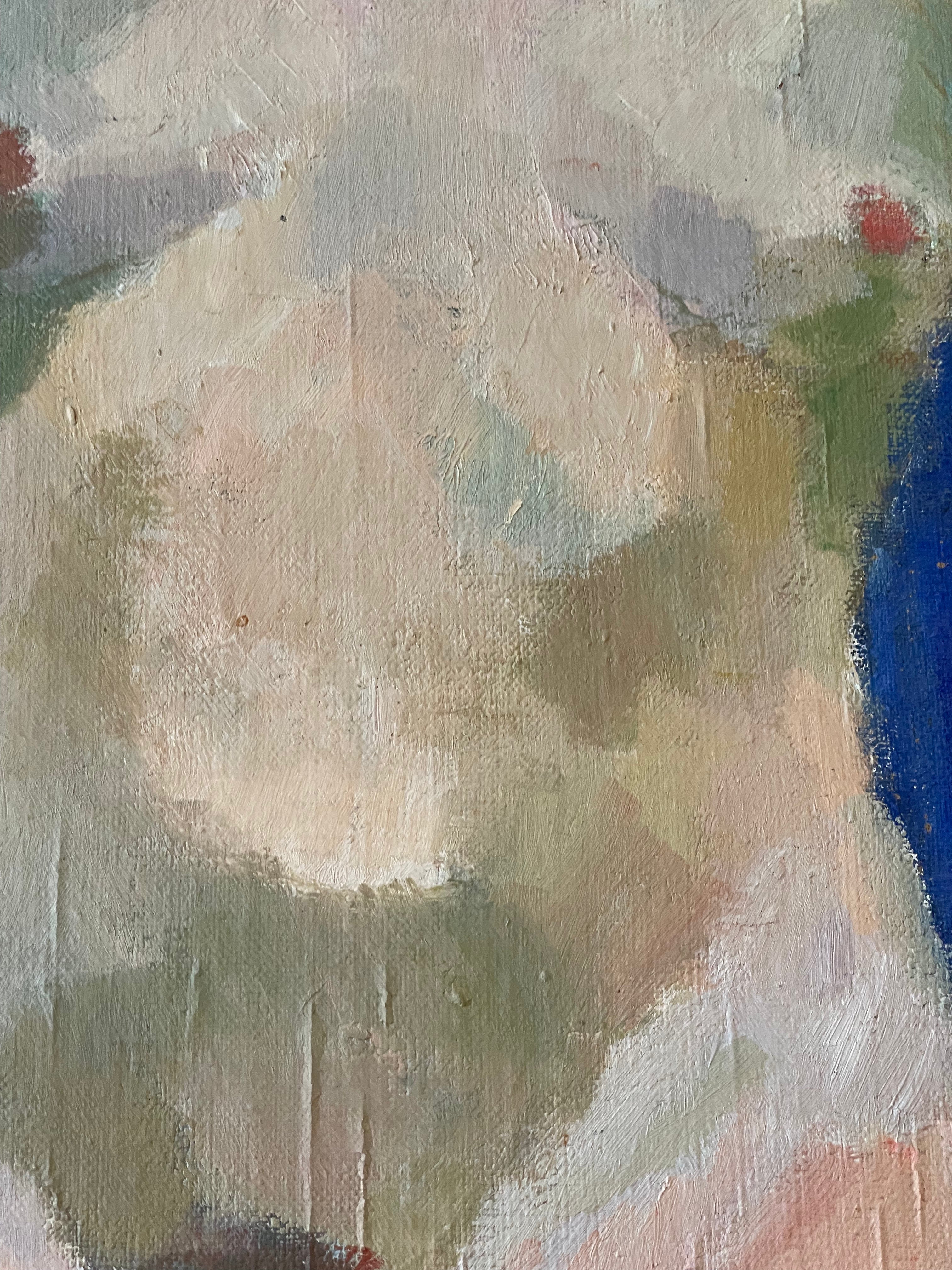 Standing Nude on Red