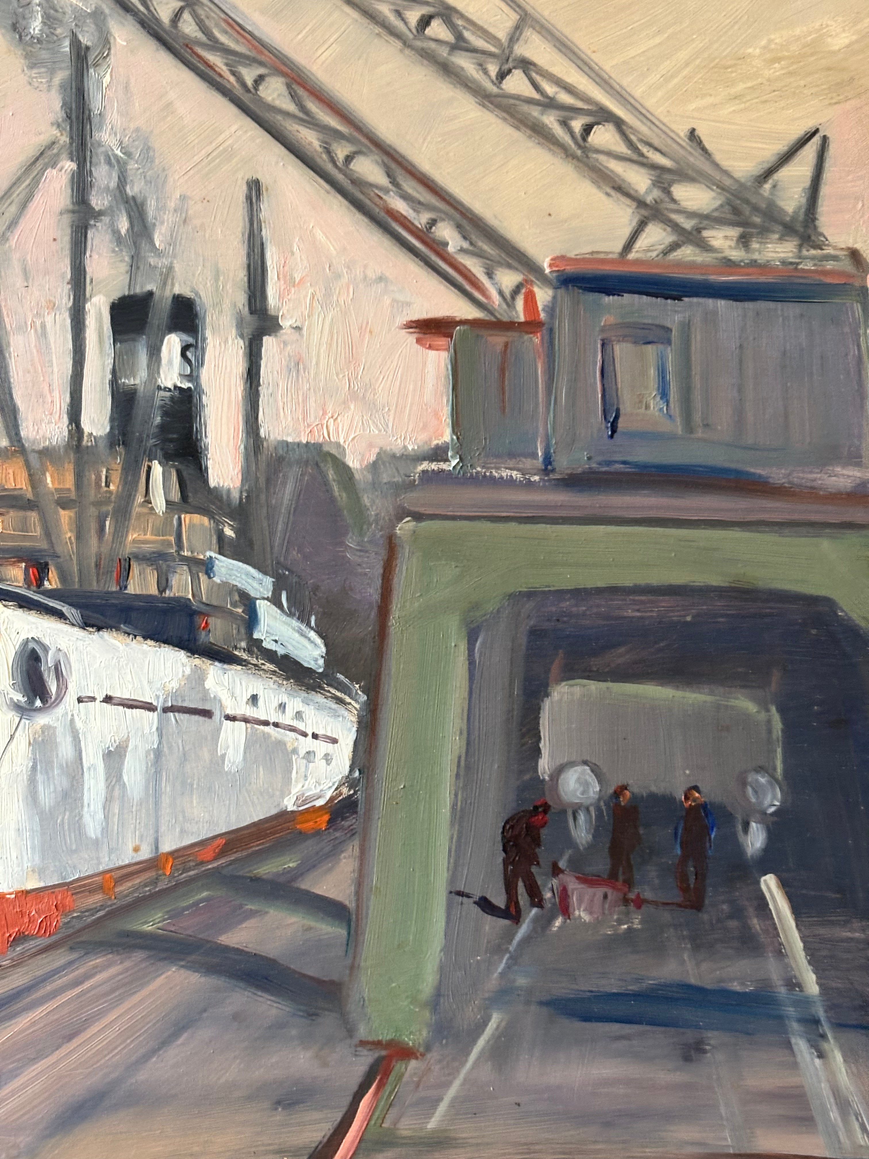 Ship in the Harbour