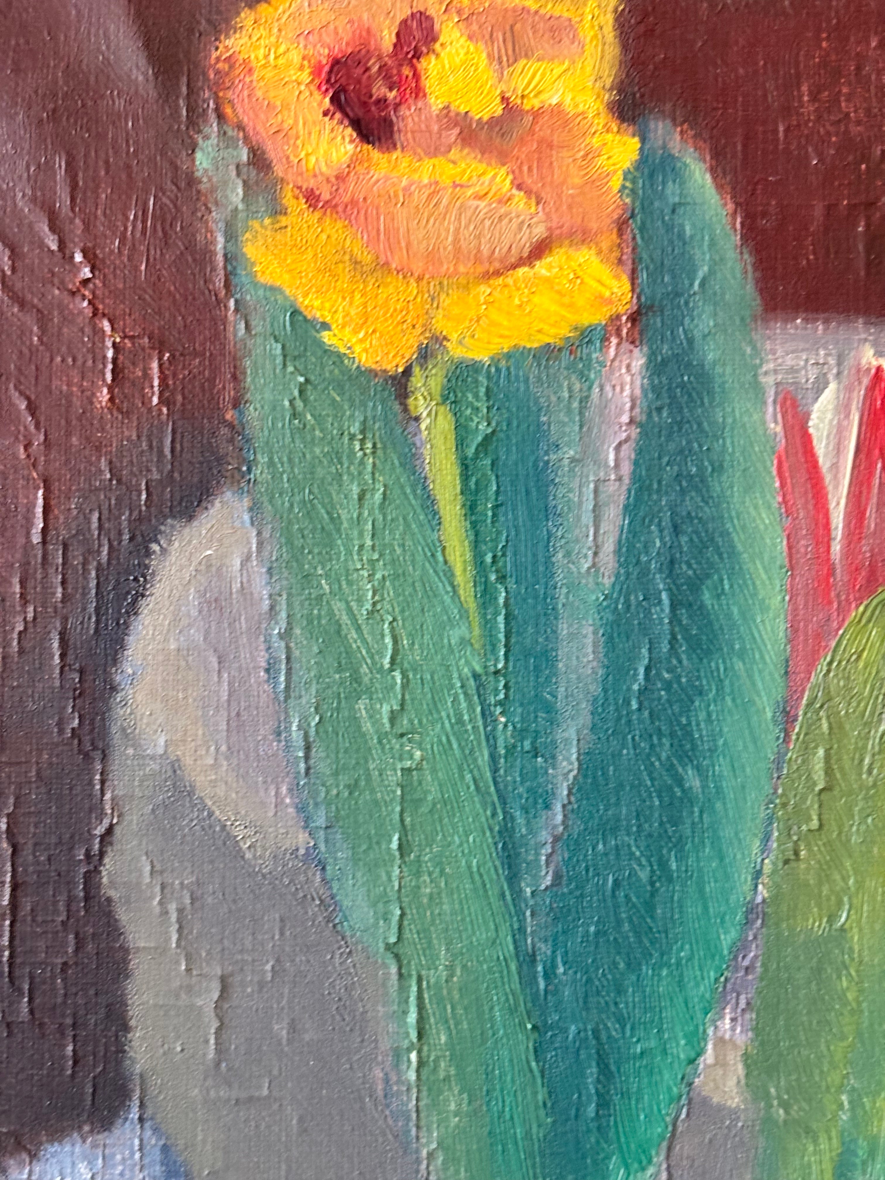 Yellow Tulip and Apple