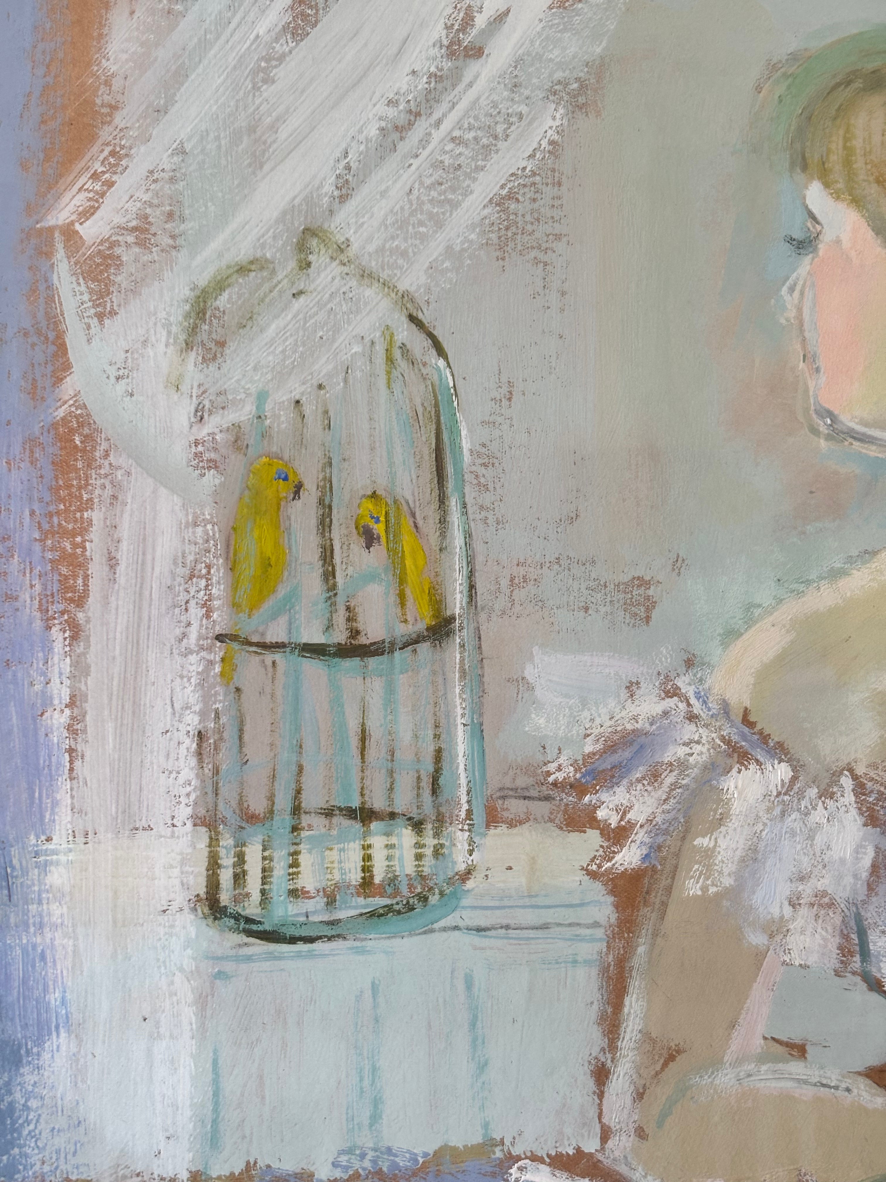 Ballerina with Birdcage