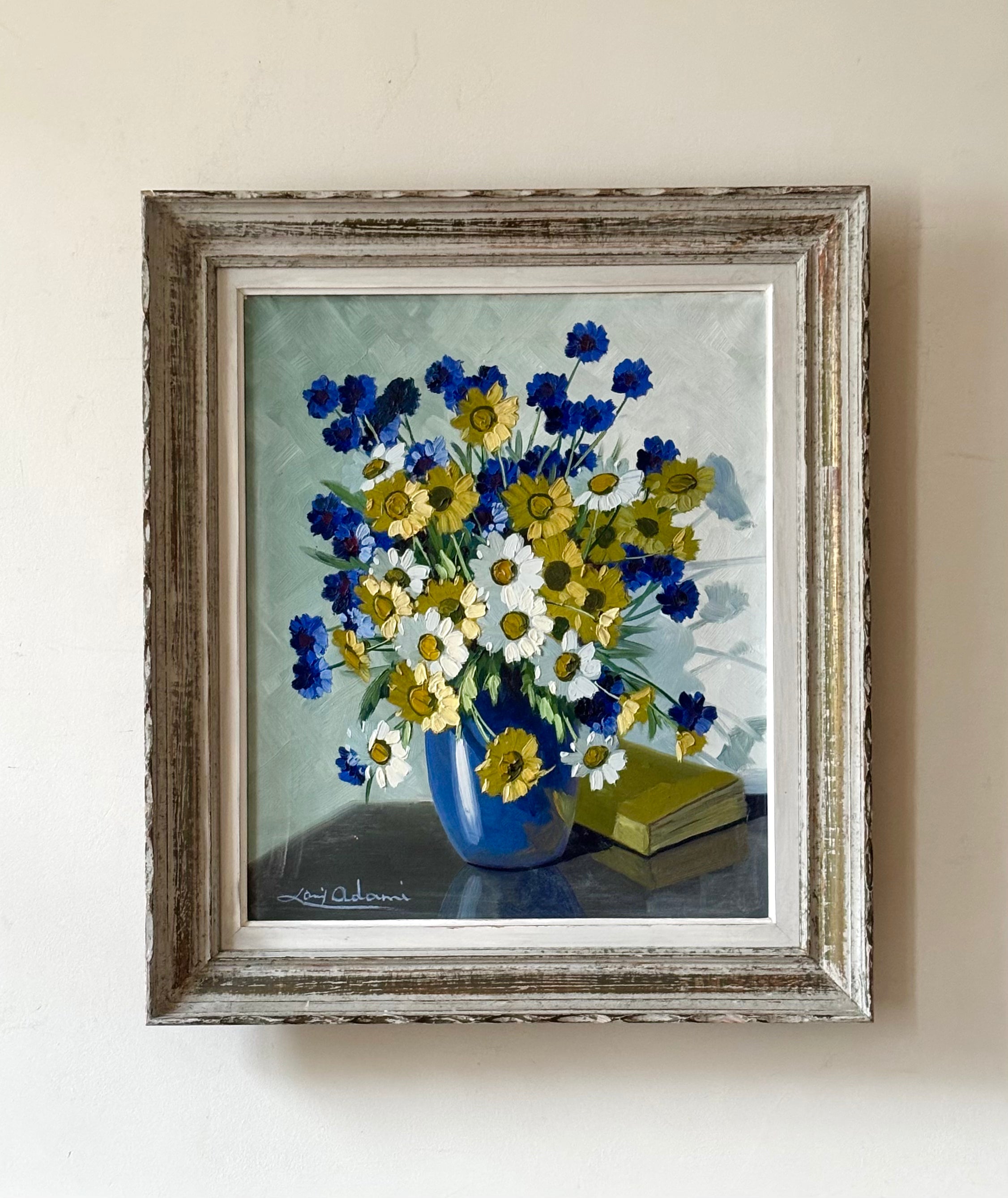 Flowers with Yellow Book