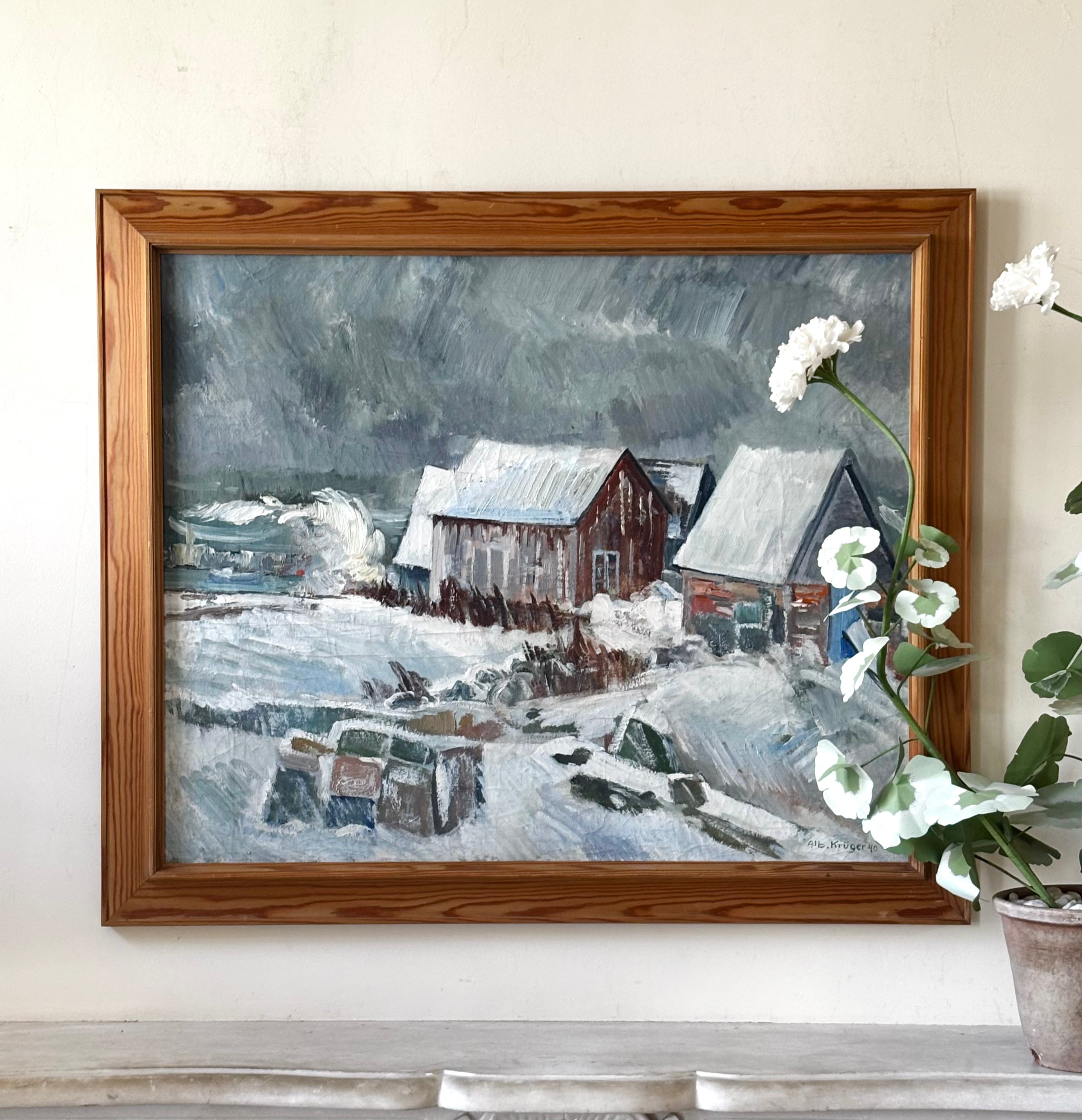 Winter Barn