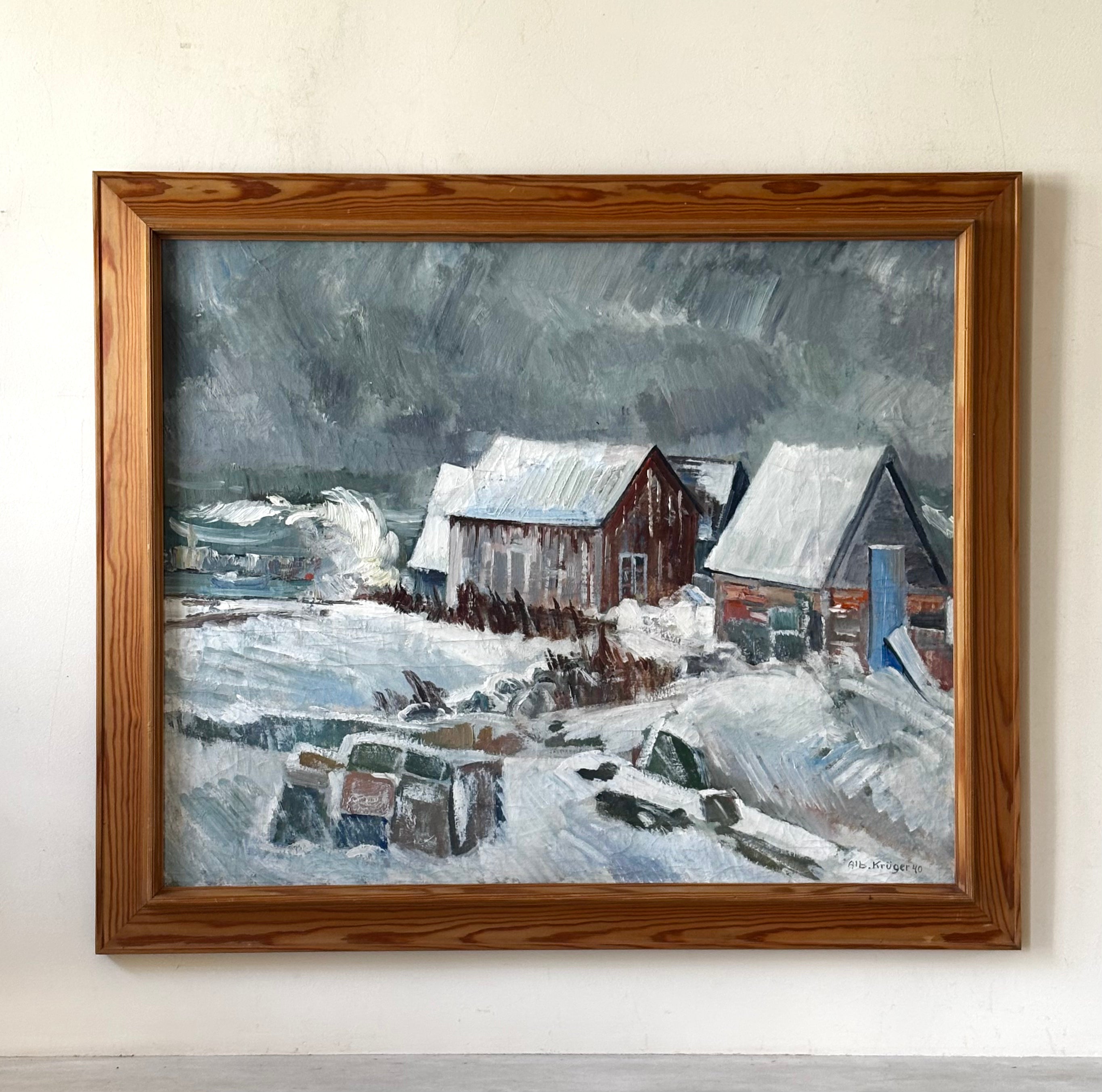 Winter Barn