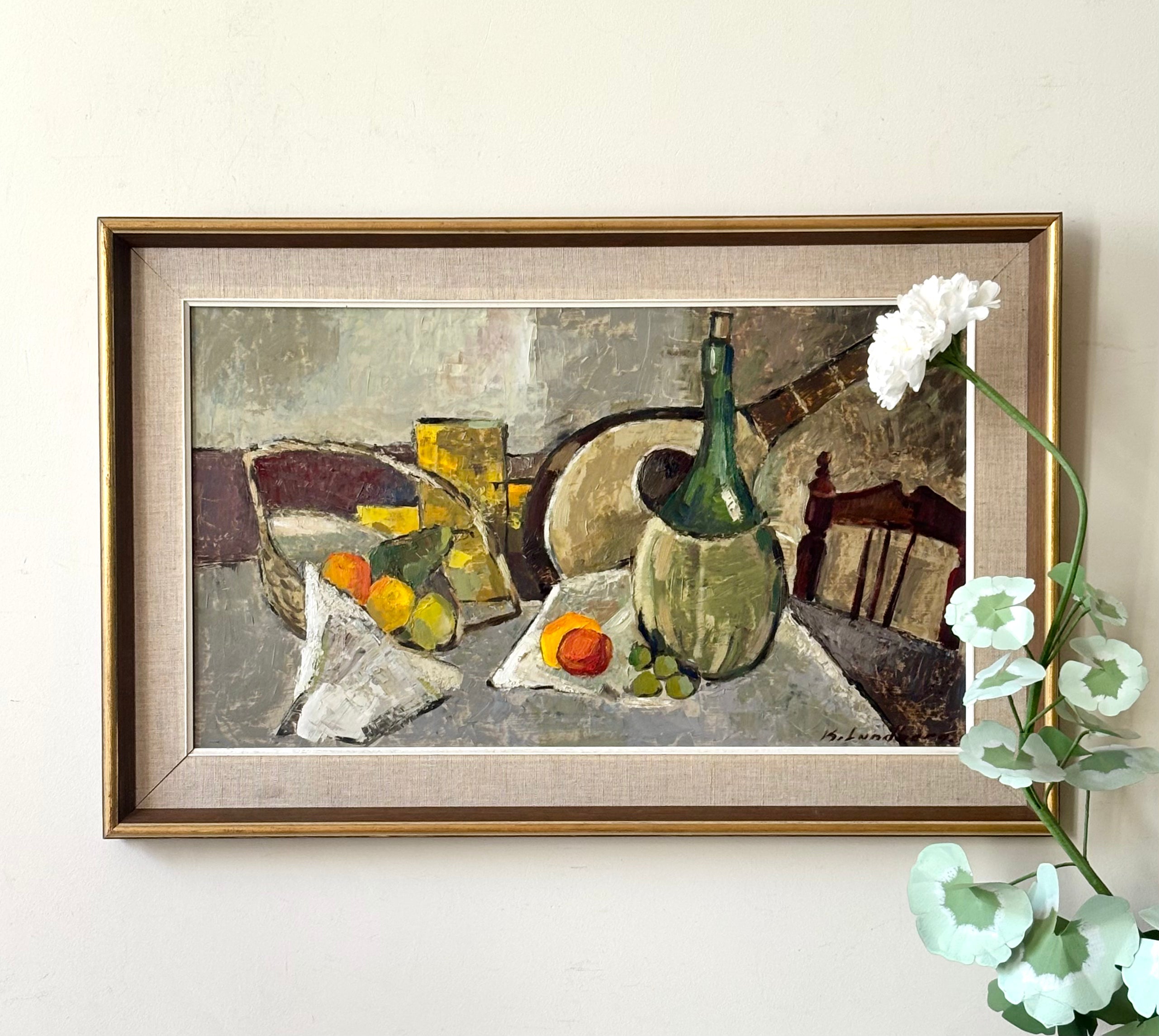 Still Life with Wine and Lute