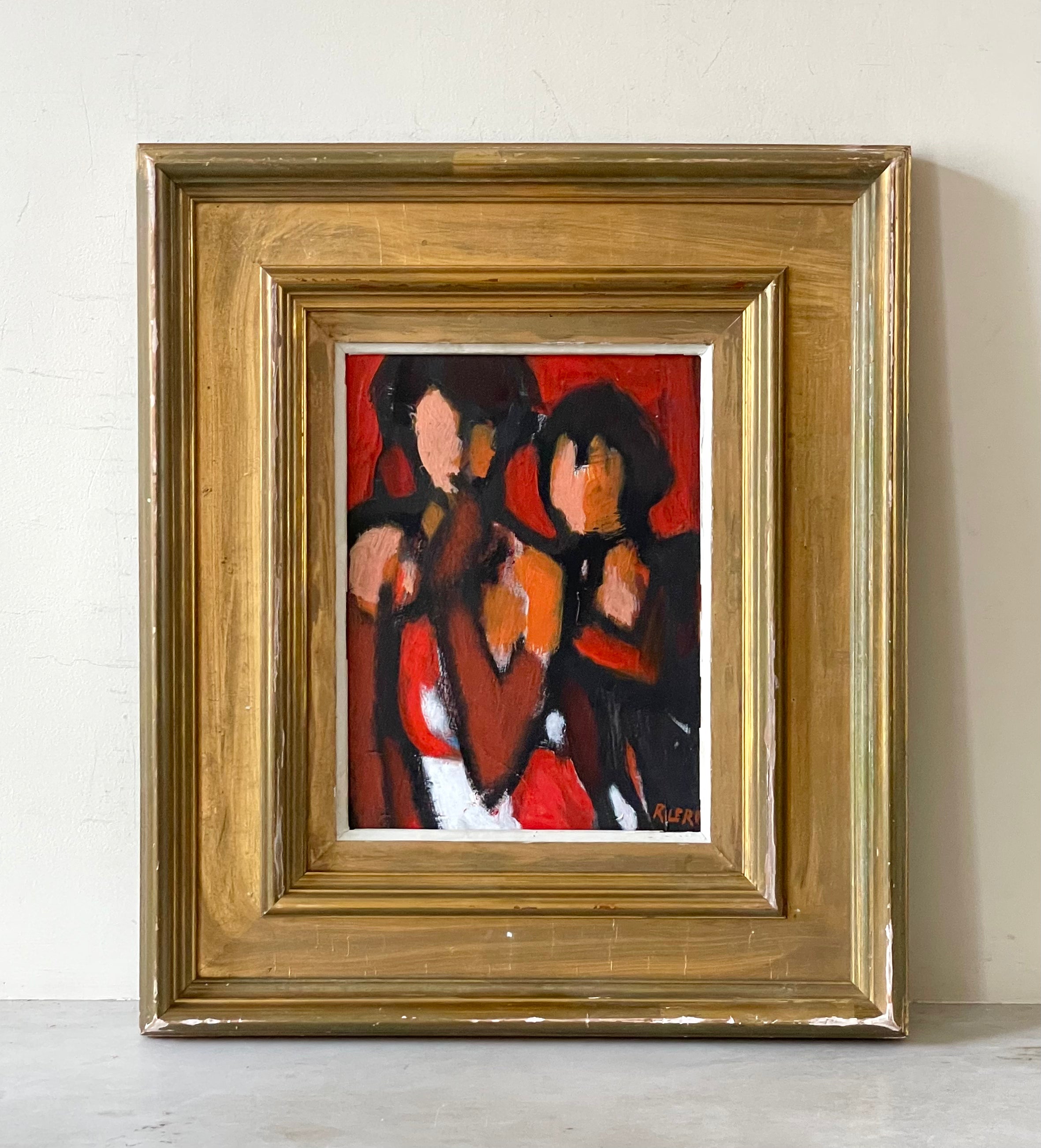Conversation in Red