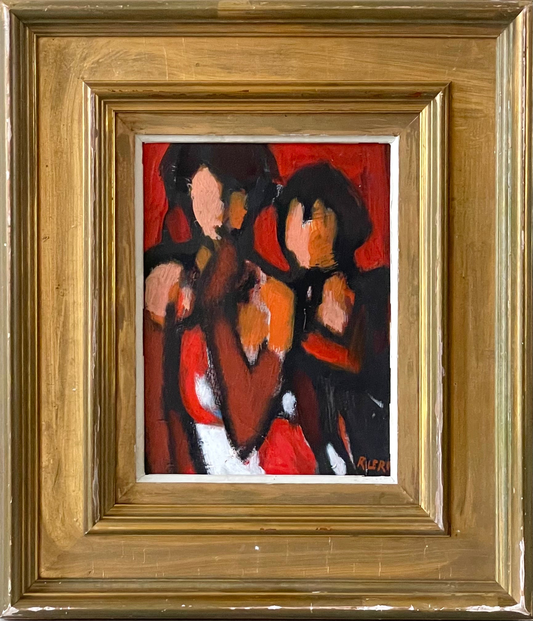 Conversation in Red