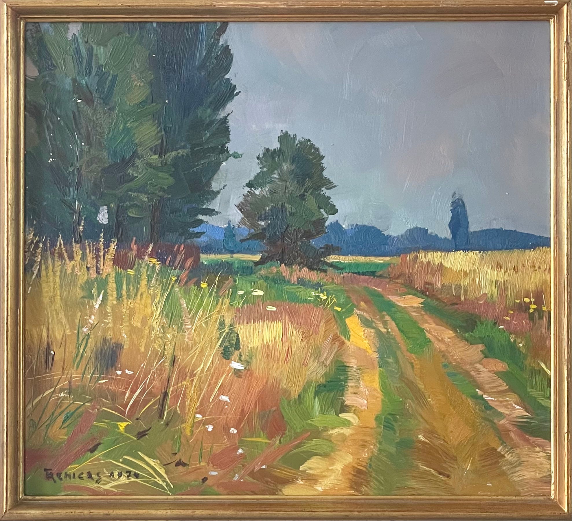 Track Through the Wheat Field