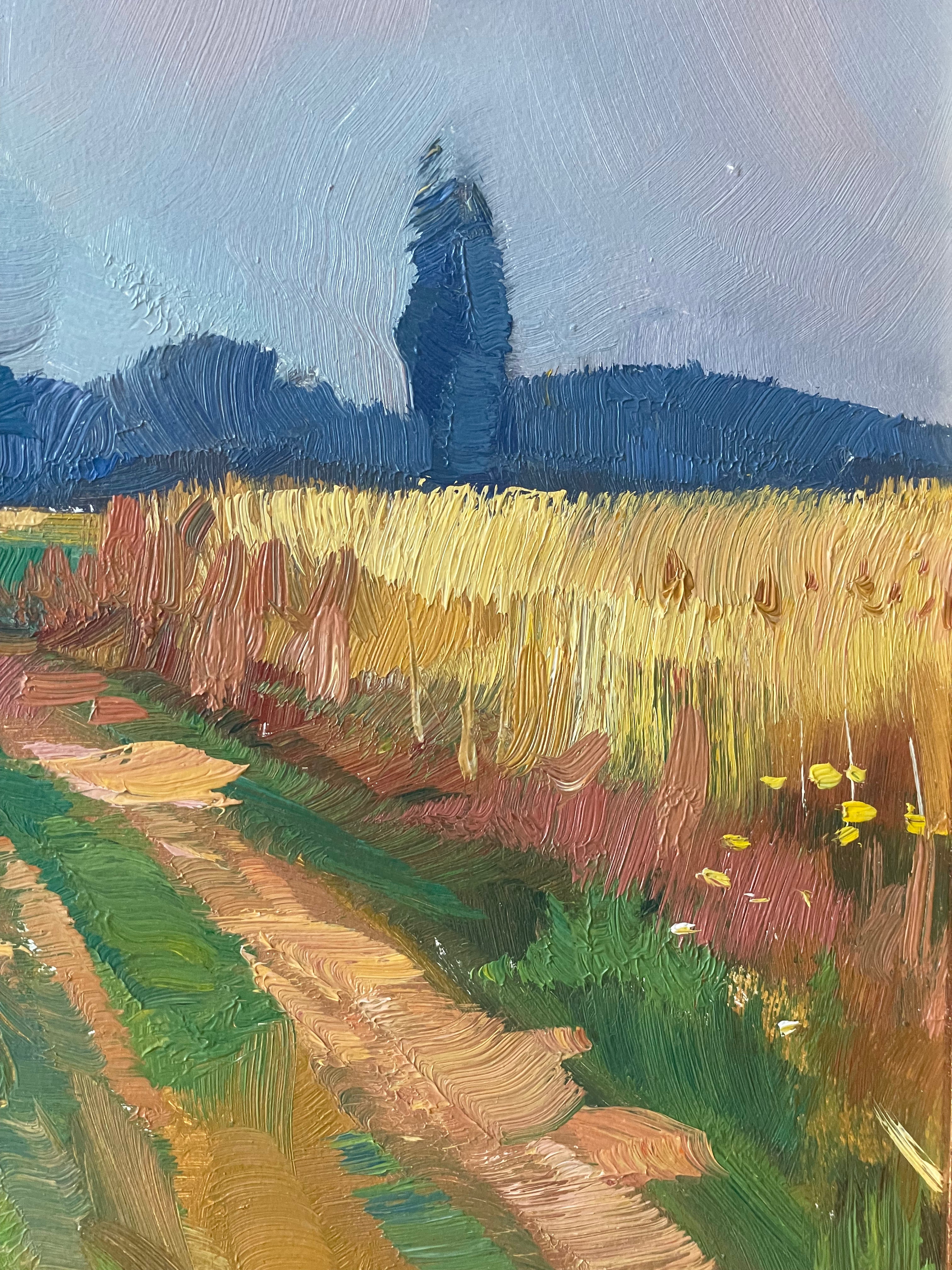 Track Through the Wheat Field