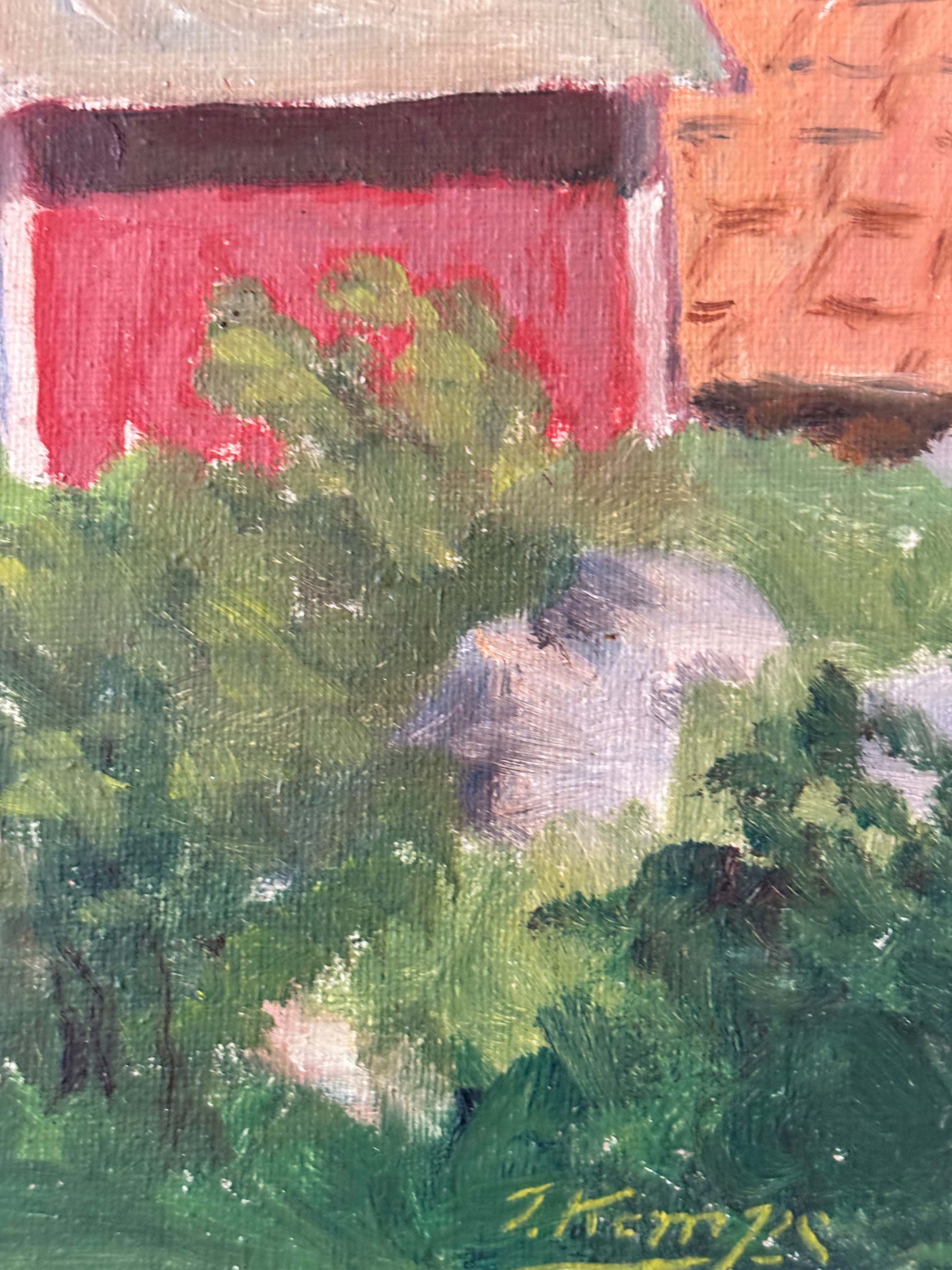 Swedish Village in Spring