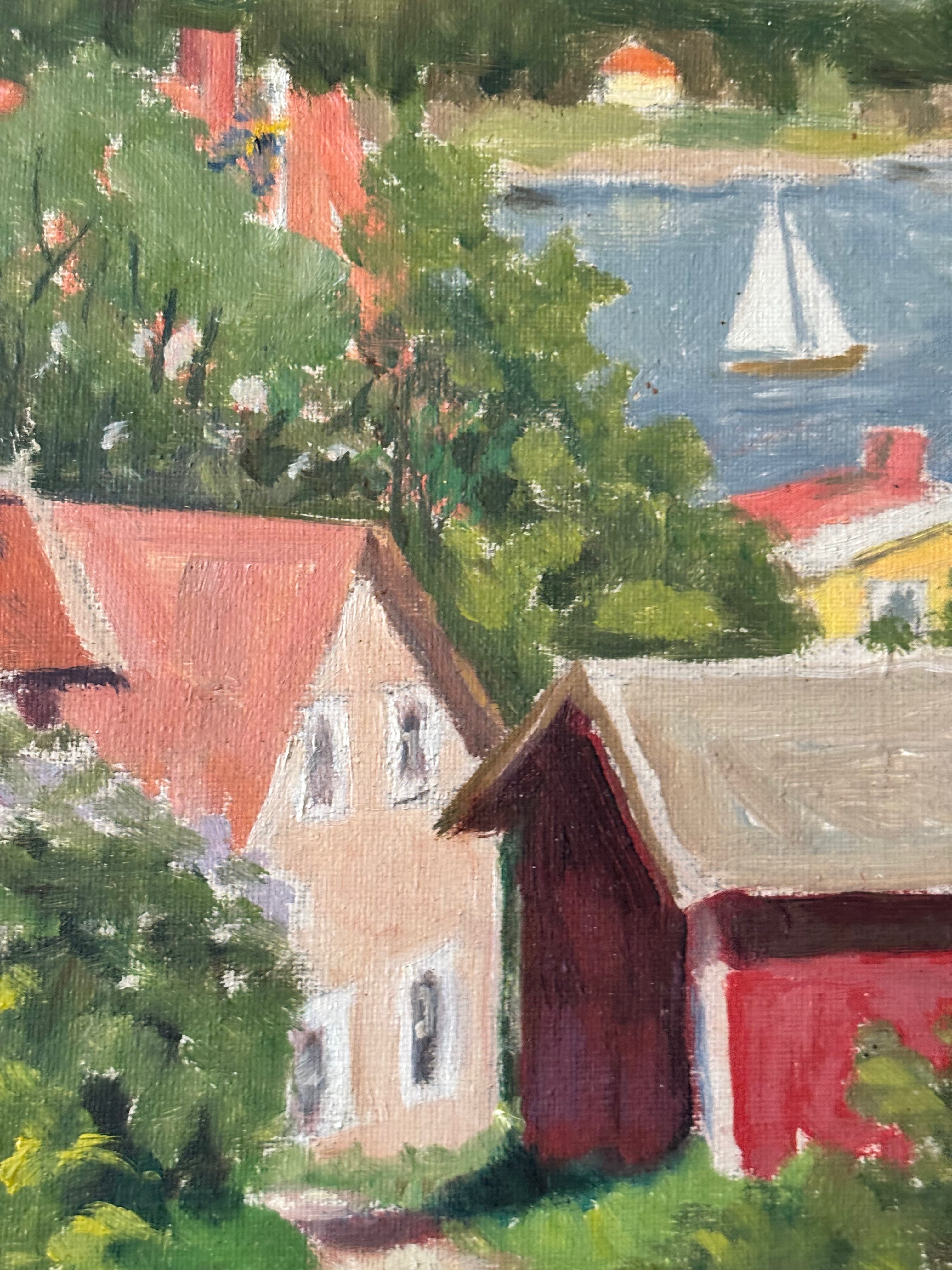 Swedish Village in Spring