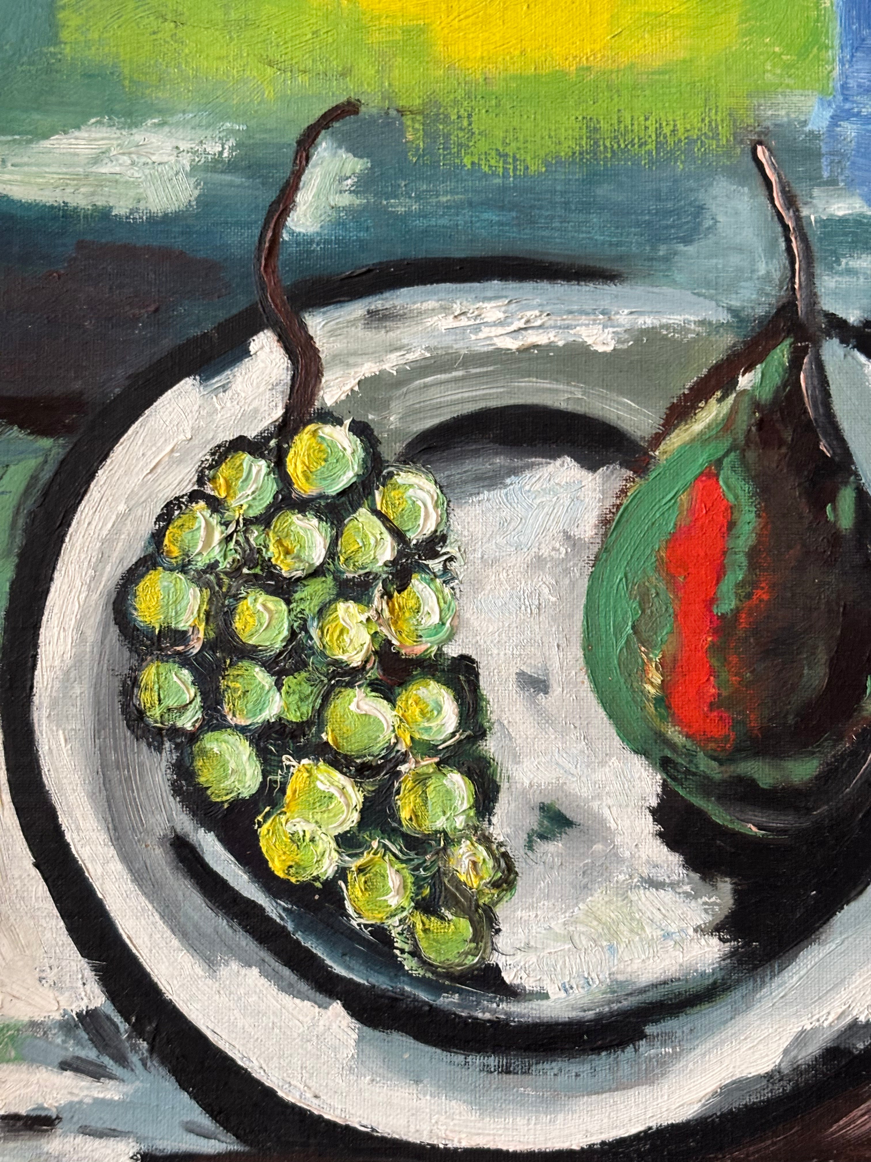 Still Life with Grapes and Coffee Pot