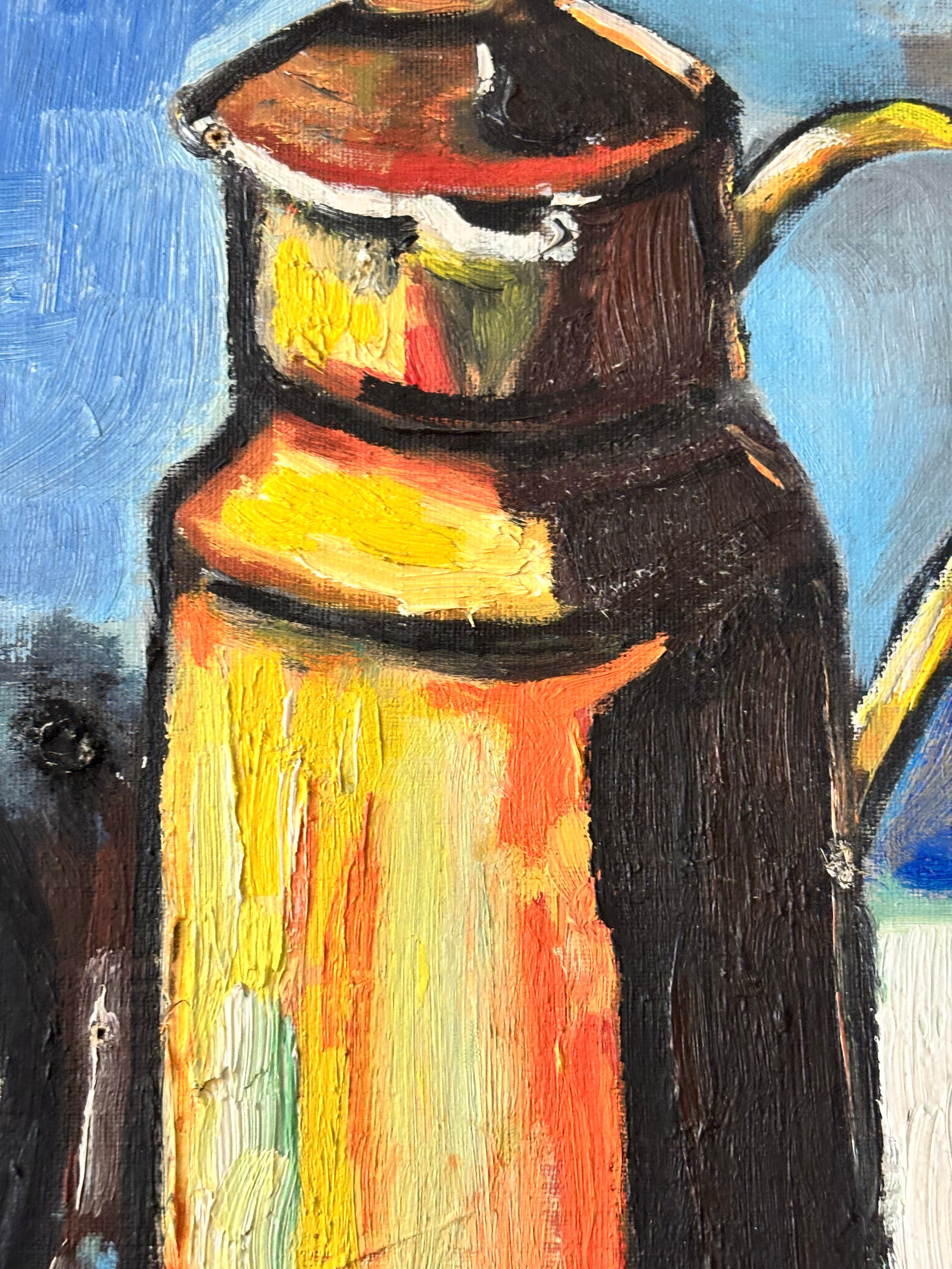 Still Life with Grapes and Coffee Pot