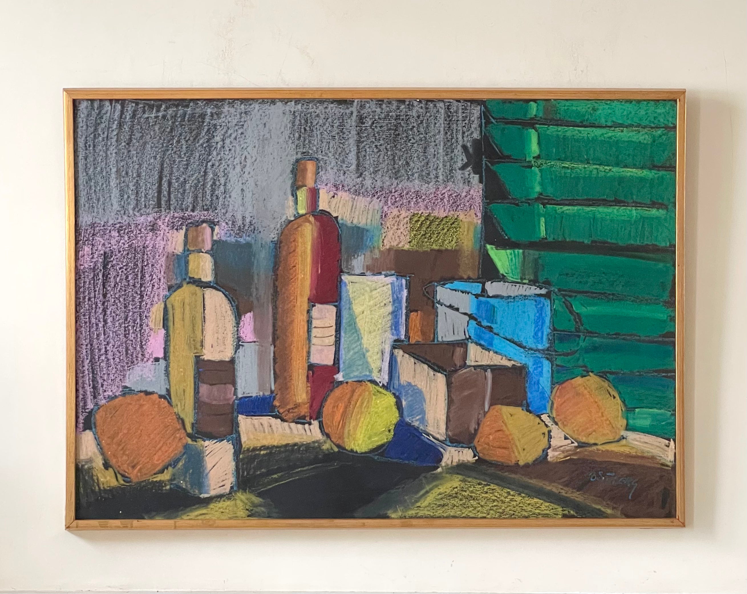 Still Life with Bottles and Oranges
